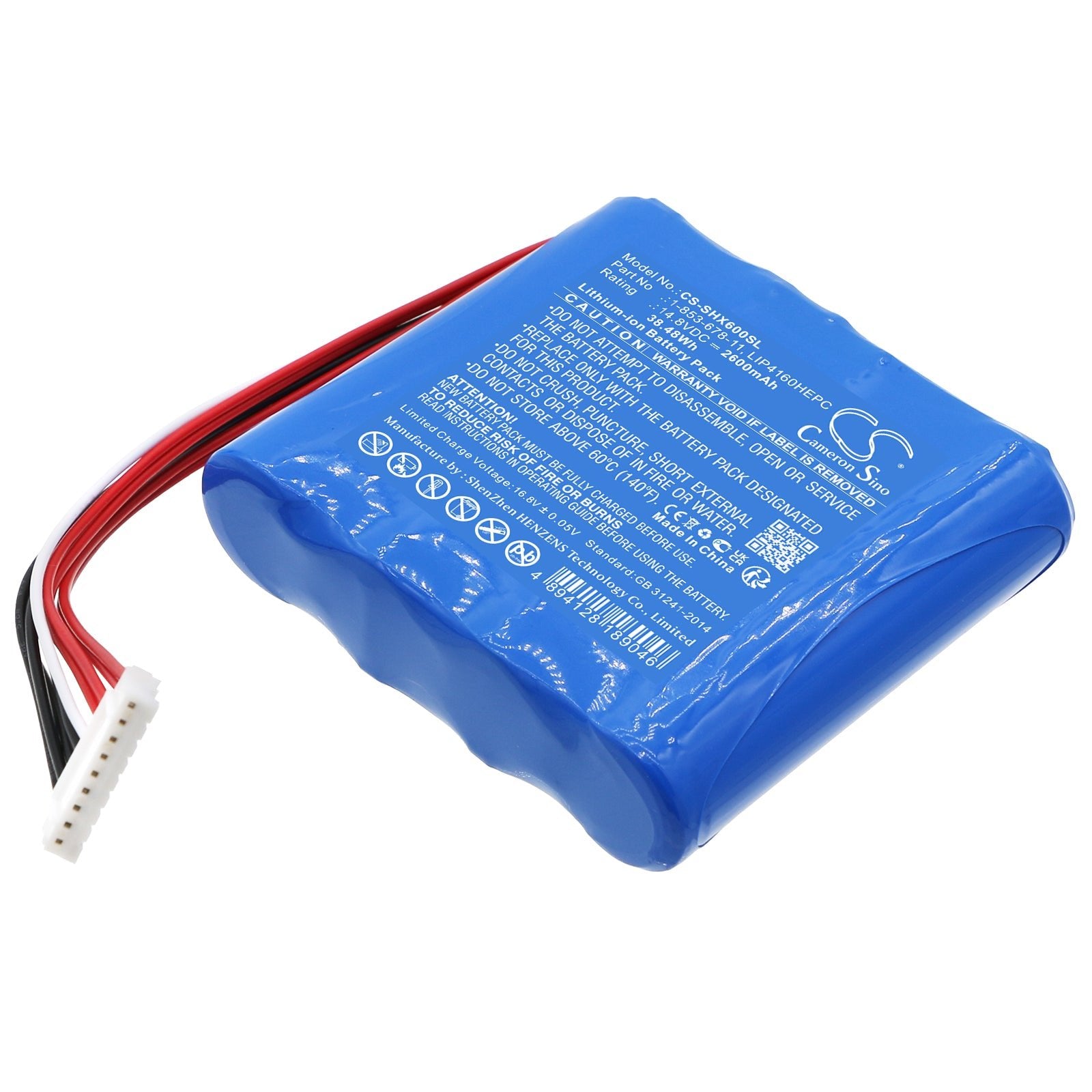 Li-ion, Speaker Battery fits Sony Gtk-xb60, 14.8V, 2600mAh Speaker Cameron Sino Technology Limited