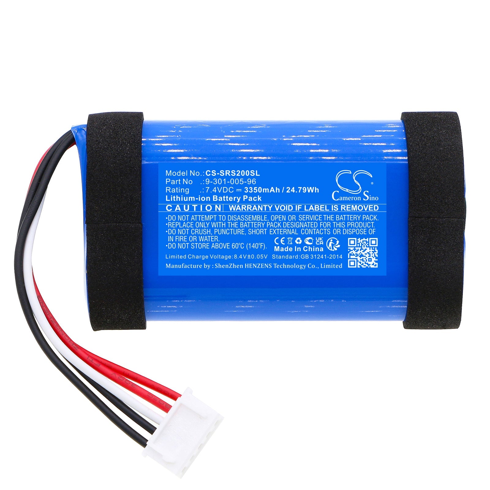 Li-ion, Speaker Battery fits Sony Lspx-s2, Lspx-s3, 7.4V, 3350mAh Speaker Cameron Sino Technology Limited