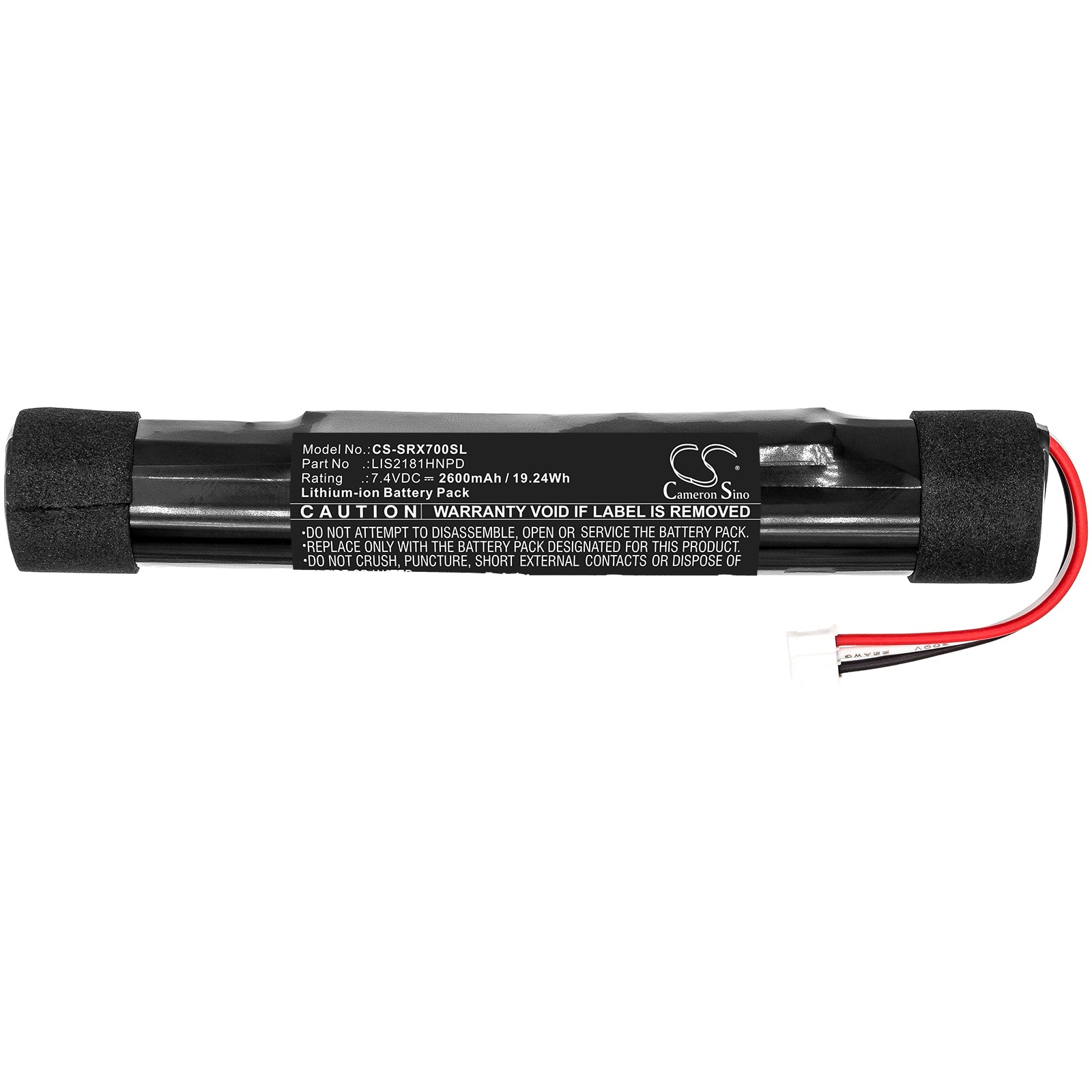 Li-ion Speaker Battery fits Sony, Srs-x7 7.4V, 2600mAh Speaker Cameron Sino Technology Limited