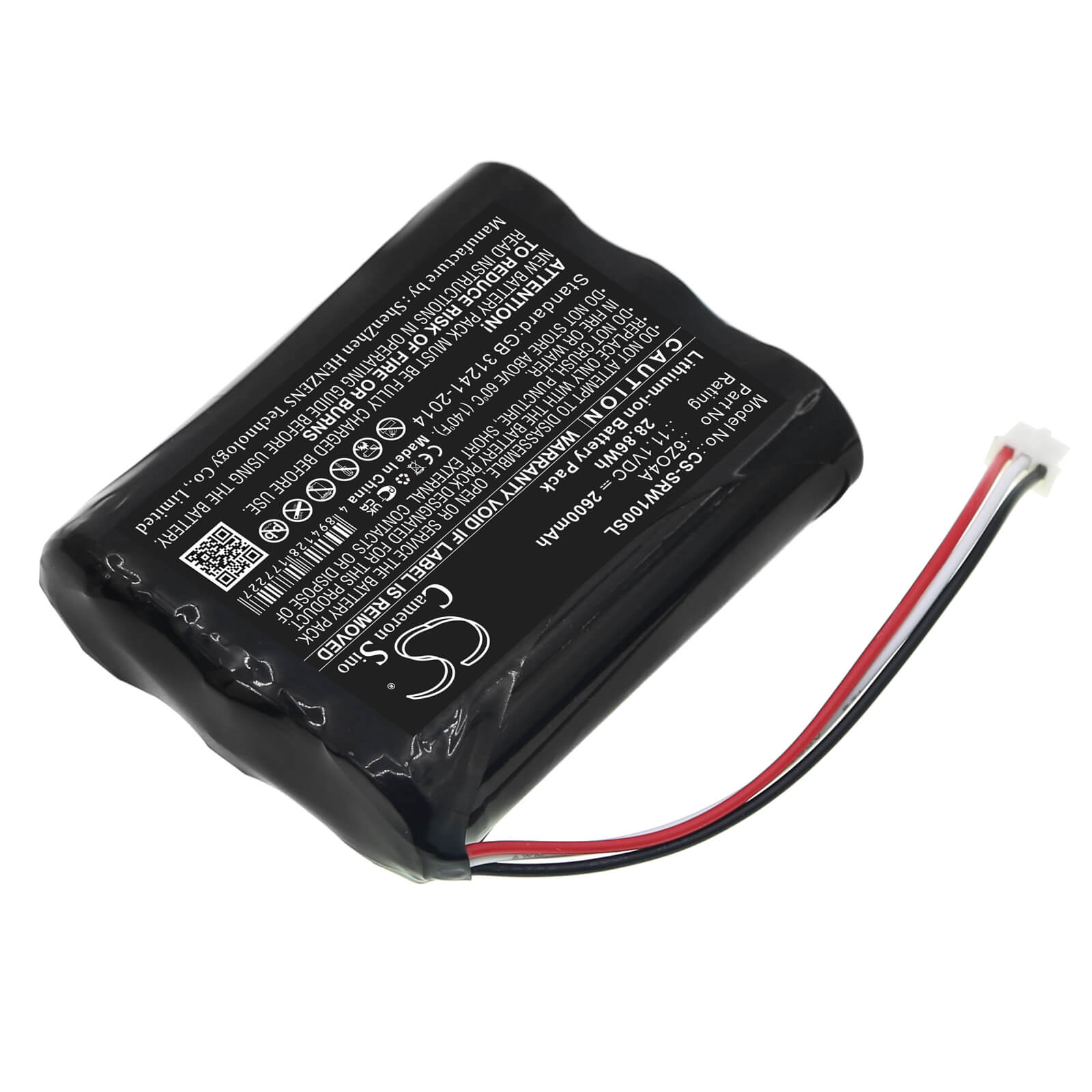 Li-ion Speaker Battery fits Sony, Vgf-wa1 11.1V, 2600mAh / 28.86Wh Speaker Cameron Sino Technology Limited