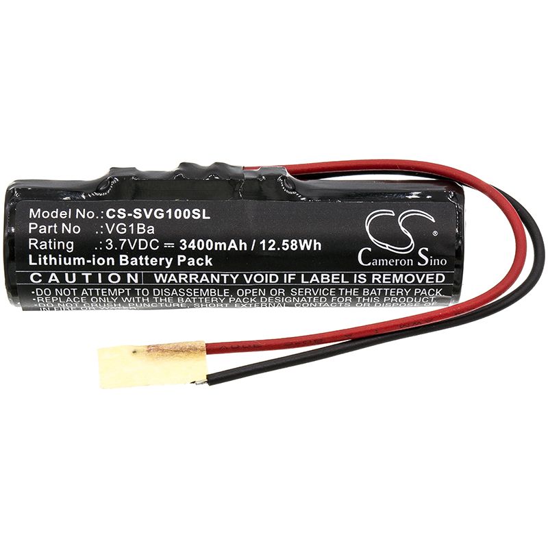 Li-ion Speaker Battery fits Soundcast, Vg1 3.7V, 3400mAh Speaker Cameron Sino Technology Limited