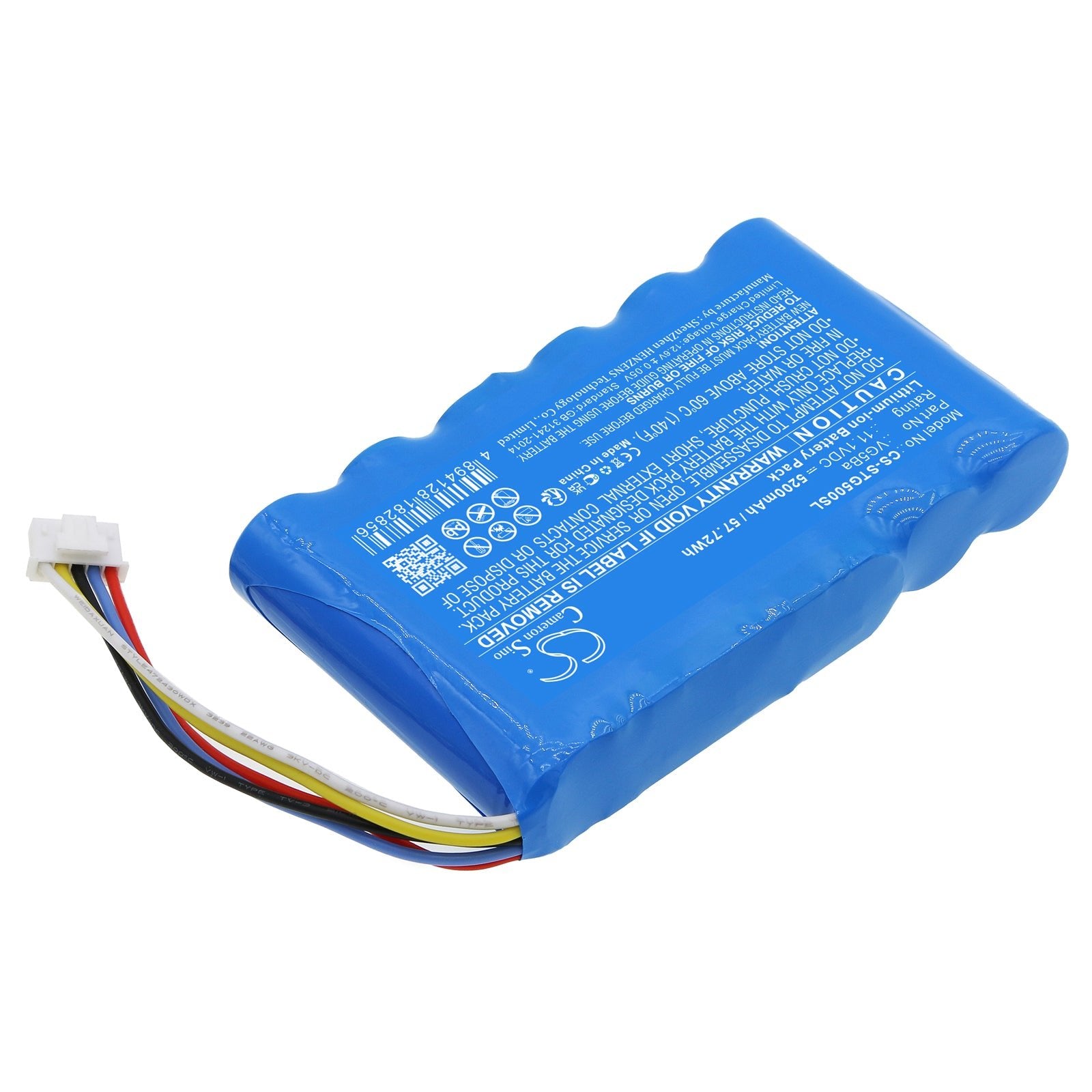Li-ion, Speaker Battery fits Soundcast Vg5, 11.1V, 5200mAh Speaker Cameron Sino Technology Limited