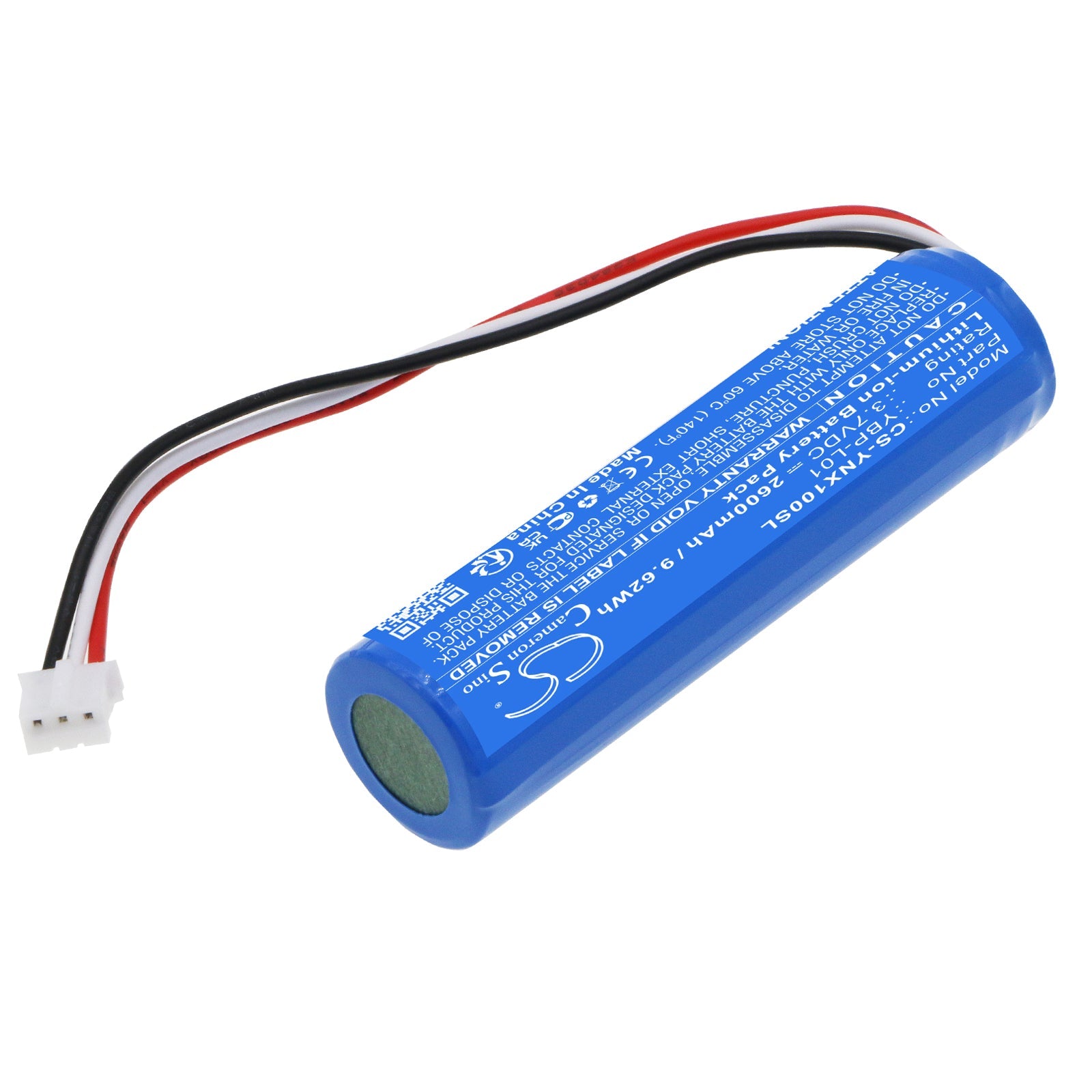 Li-ion, Speaker Battery fits Yamaha Nx-p100, 3.7V, 2600mAh Speaker Cameron Sino Technology Limited