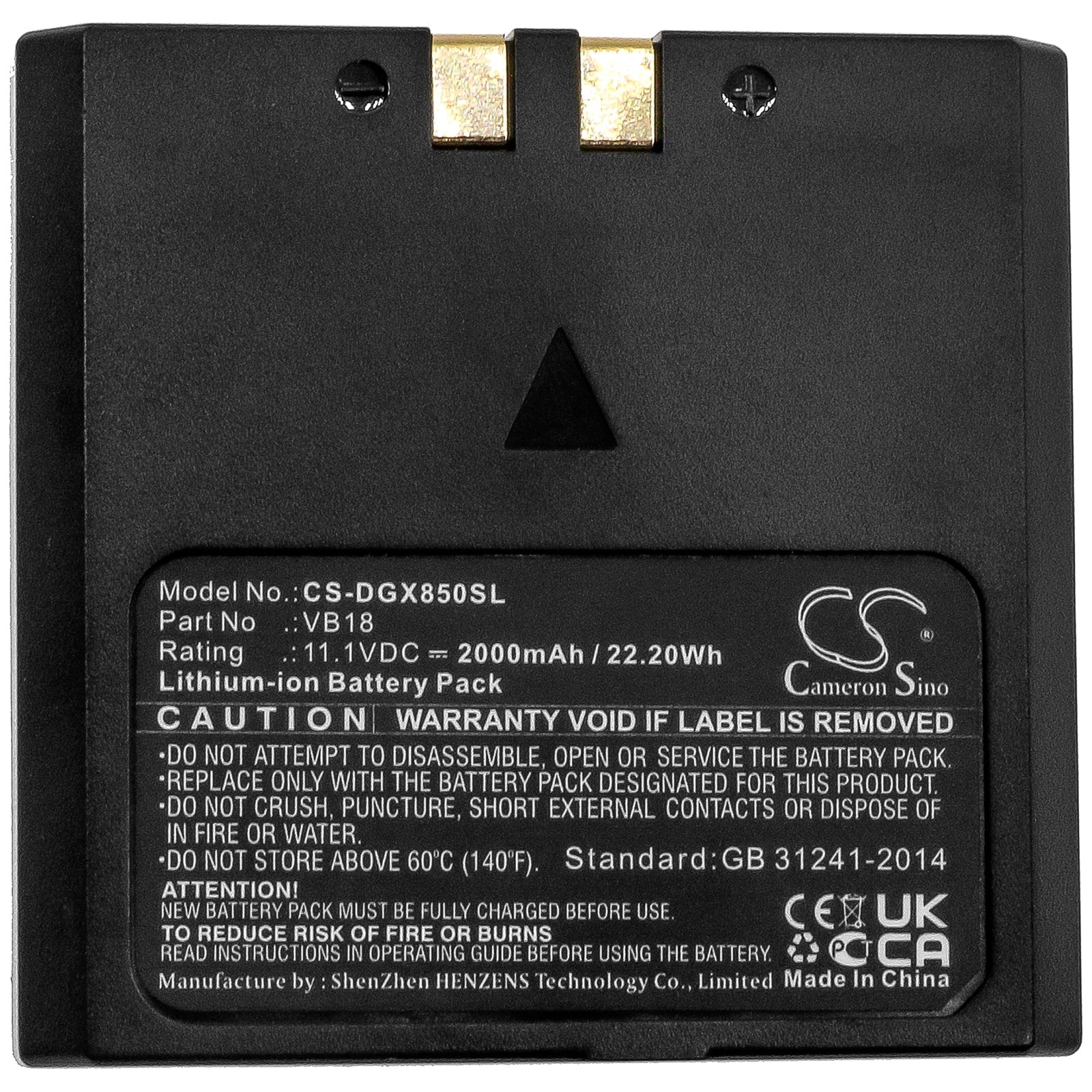 Li-ion, Strobe Lighting Battery fits Flashpoint Vb-18, Zoom Li-on Flash, 11.1V, 2000mAh Strobe Lighting Cameron Sino Technology Limited