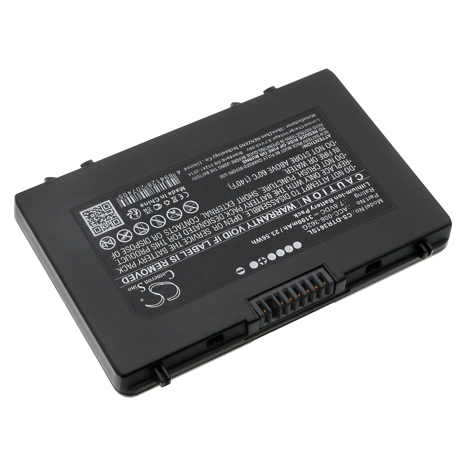 Li-ion, Tablet Battery fits Dt Research Dt361ad, Dt361am, 7.6V, 3100mAh Tablet Cameron Sino Technology Limited