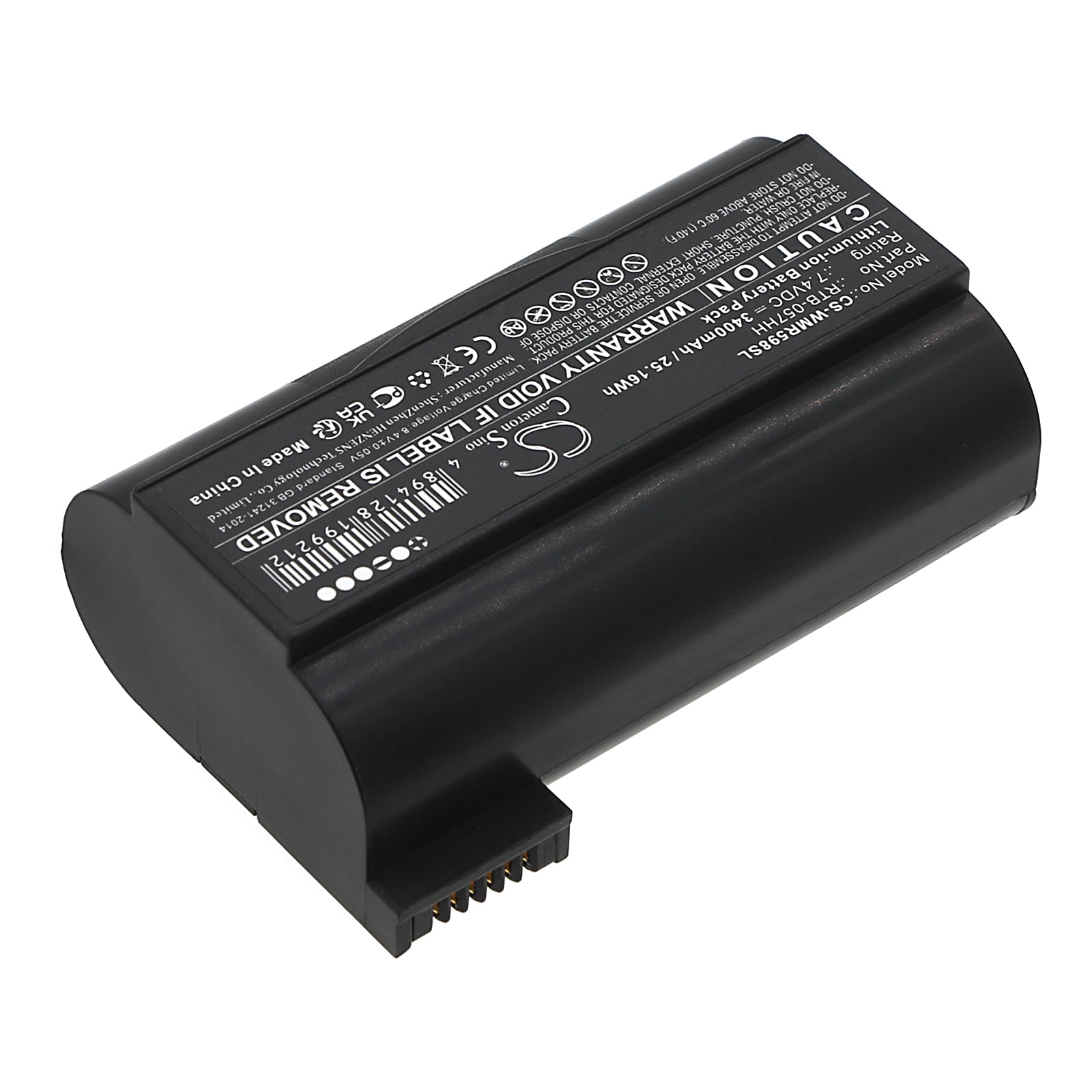 Li-ion, Tablet Battery fits Winmate R05i98h-rtd1, 7.4V, 3400mAh Tablet Cameron Sino Technology Limited