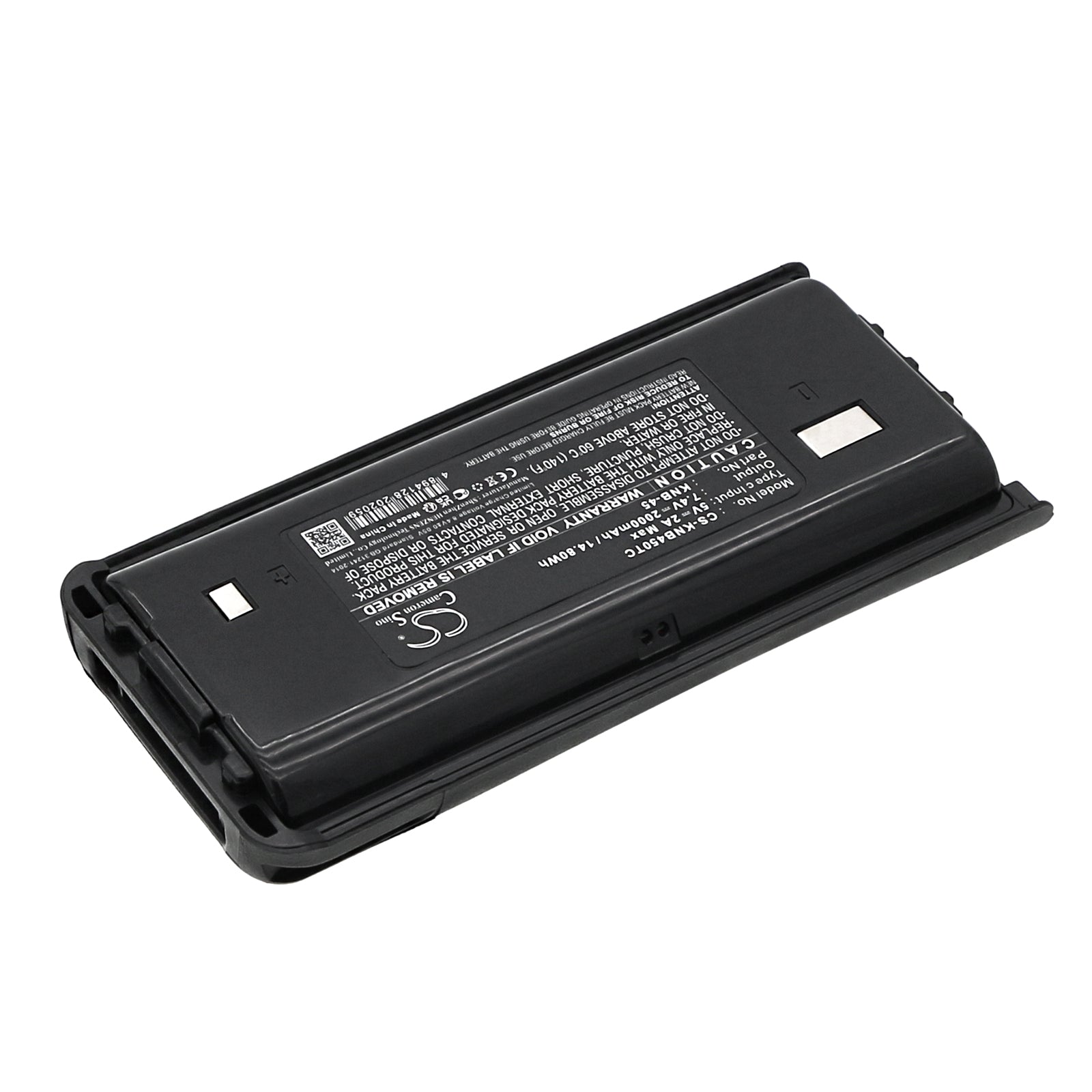 Li-ion, Two-Way Radio Battery fits Kenwood Nx240, Nx248, 7.4V, 2000mAh Two-Way Radio Cameron Sino Technology Limited