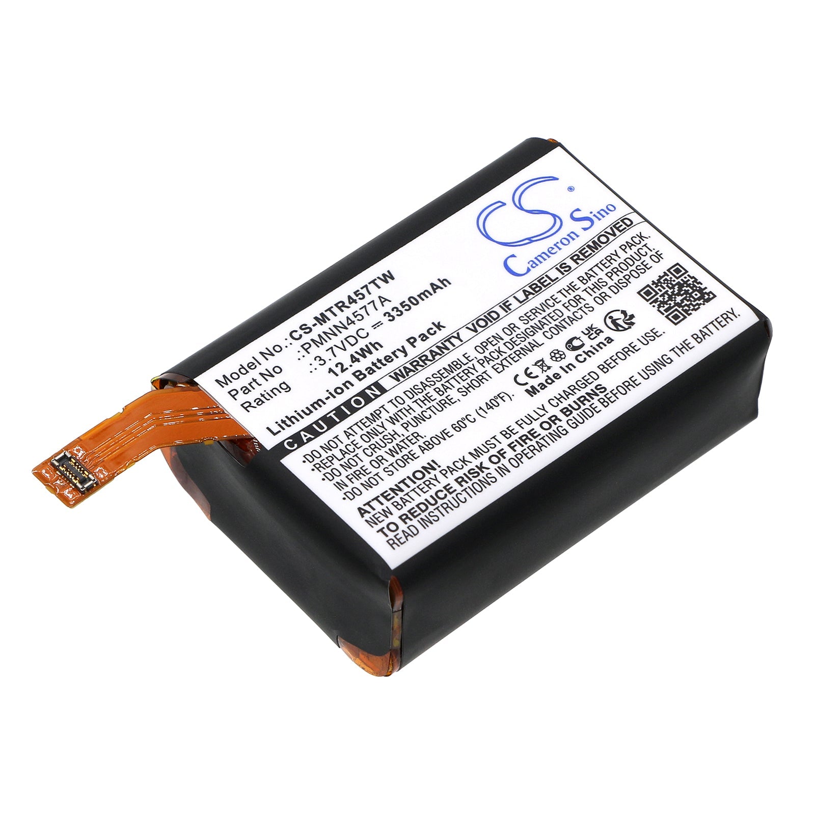 Li-ion, Two-Way Radio Battery fits Motorola, 3.7V, 3350mAh Two-Way Radio Cameron Sino Technology Limited