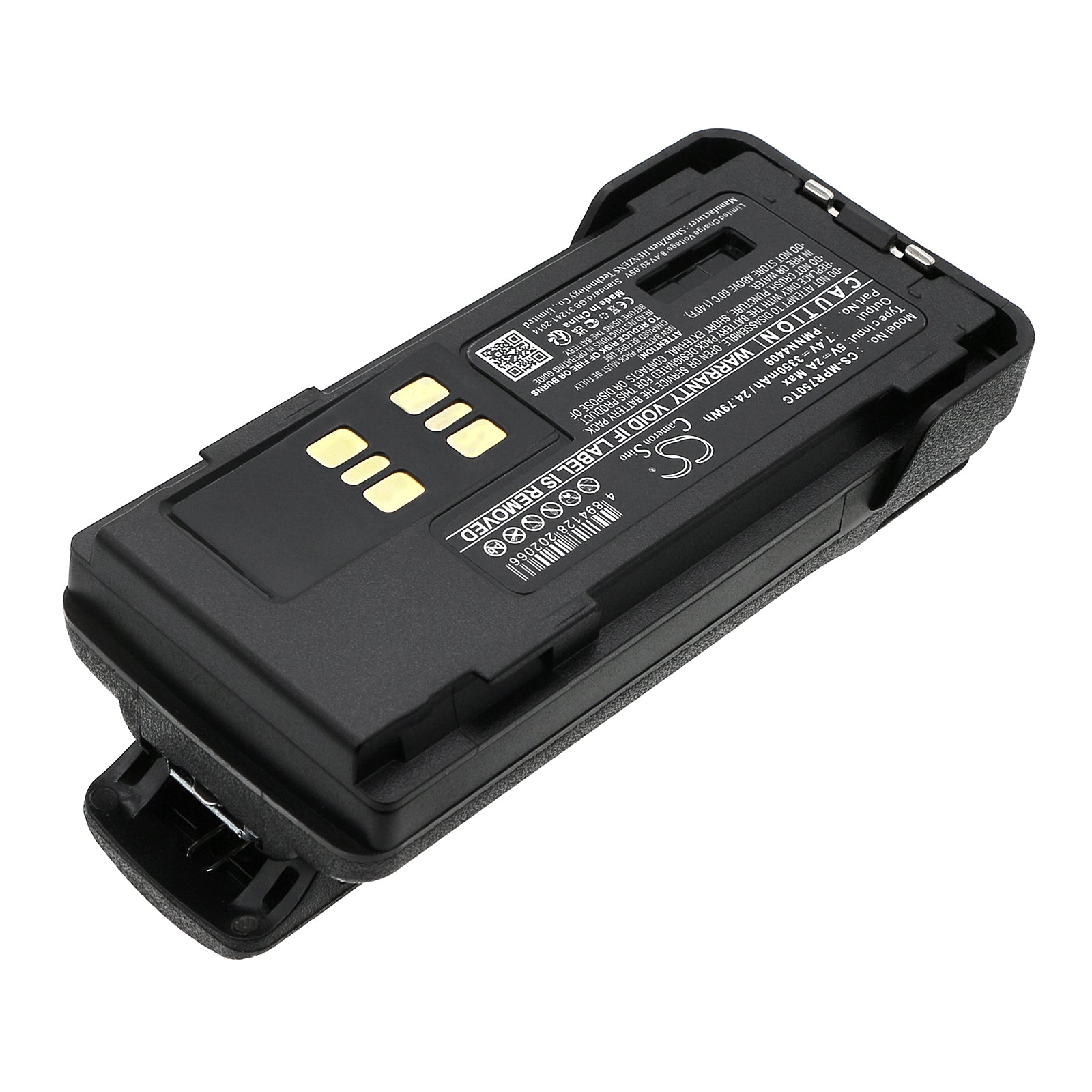 Li-ion, Two-Way Radio Battery fits Motorola Apx2000, Apx3000, 7.4V, 3350mAh Two-Way Radio Cameron Sino Technology Limited