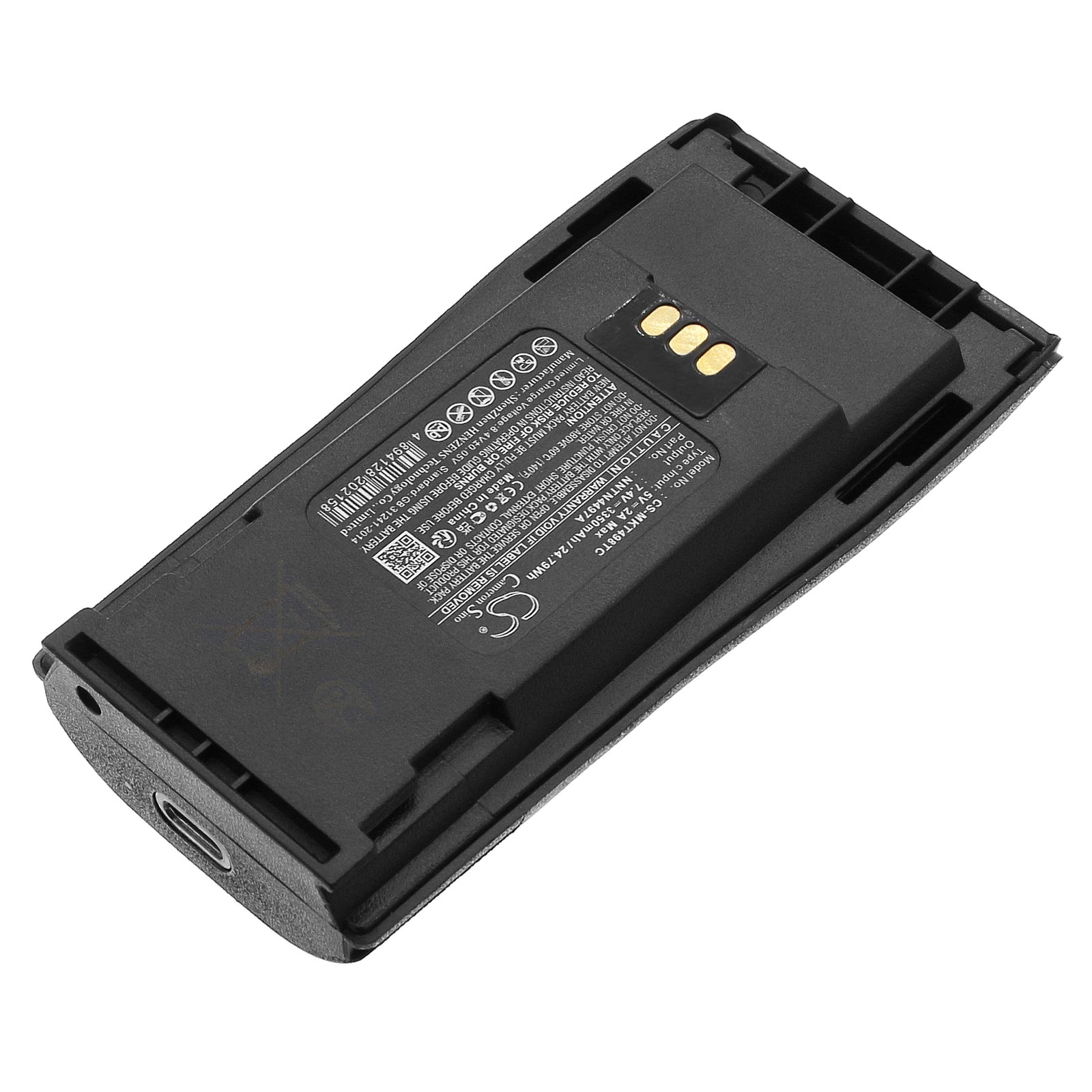 Li-ion, Two-Way Radio Battery fits Motorola Cp040, Cp140, 7.4V, 3350mAh Two-Way Radio Cameron Sino Technology Limited
