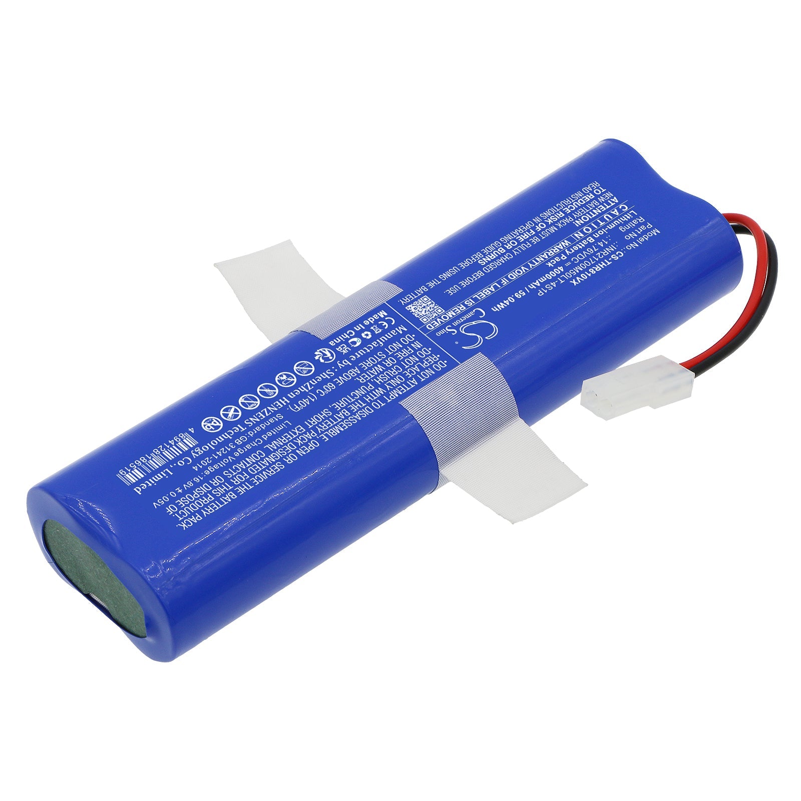 Li-ion, Vacuum Battery fits 360 Botslab S8 Plus, Qh100005, 14.76V, 4000mAh Vacuum Cameron Sino Technology Limited