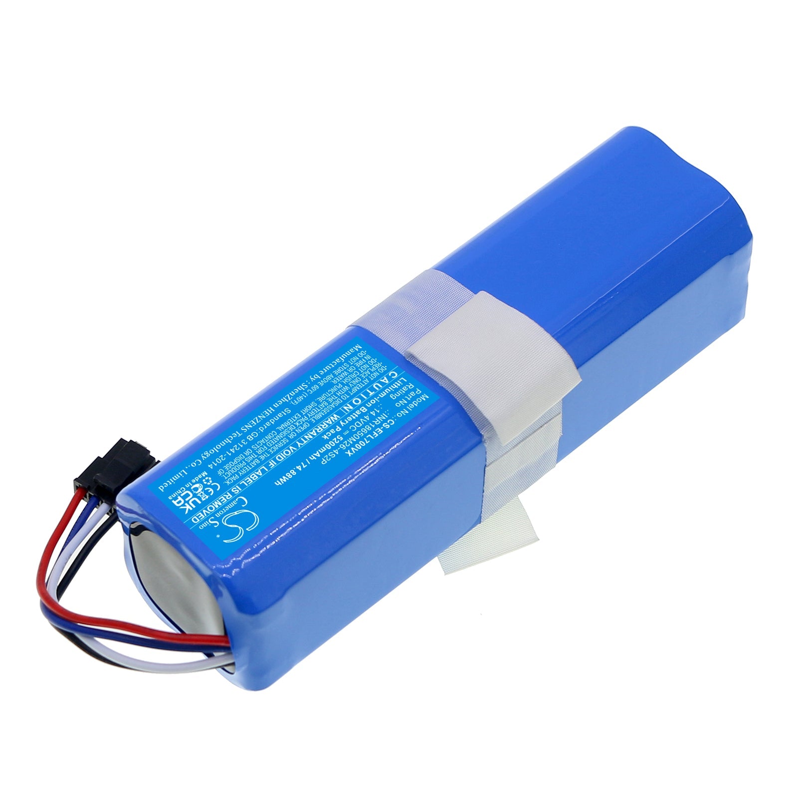 Li-ion, Vacuum Battery fits 360 S6 Pro, S9, 14.4V, 5200mAh Vacuum Cameron Sino Technology Limited
