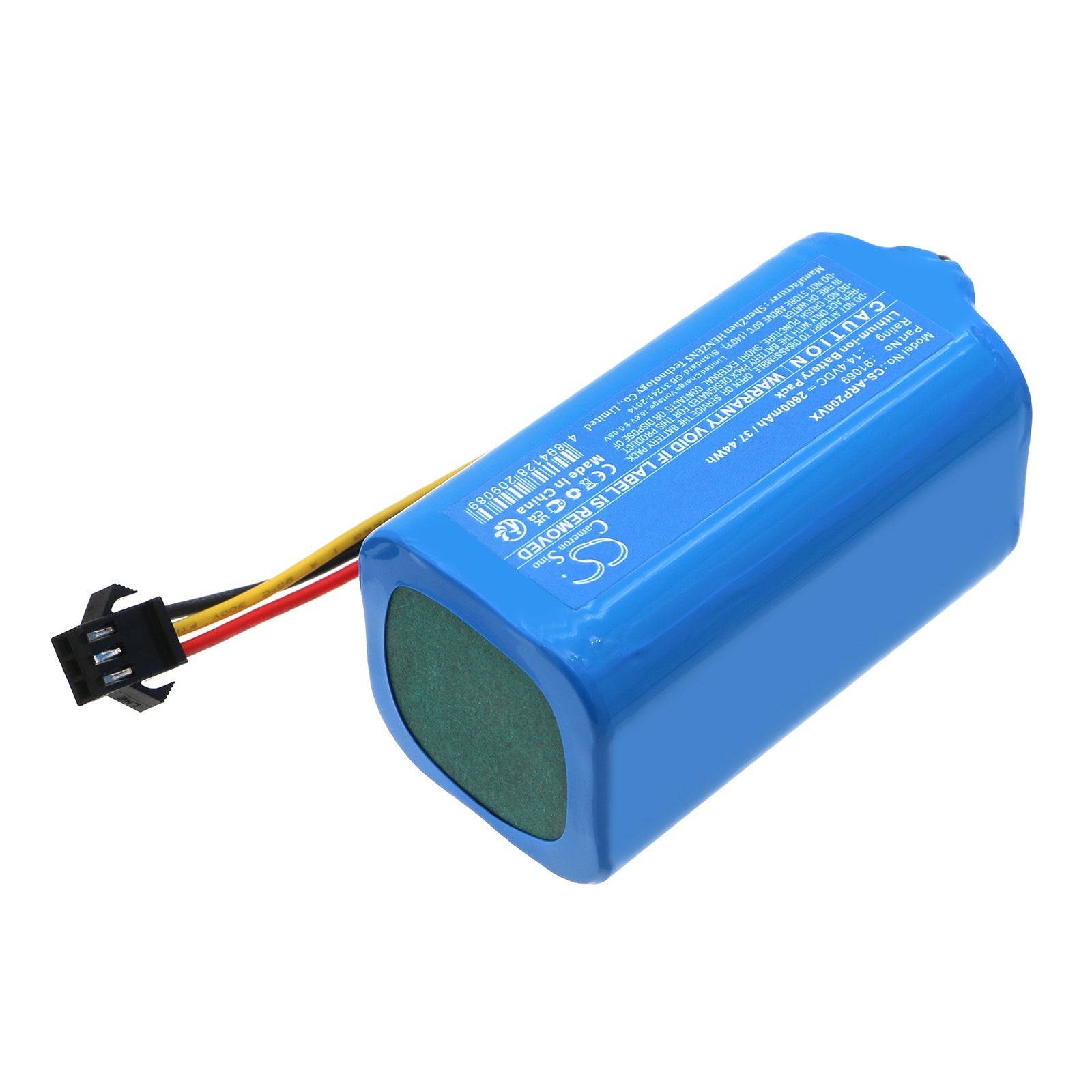 Li-ion, Vacuum Battery fits Airrobo P20, 14.4V, 2600mAh Vacuum Cameron Sino Technology Limited