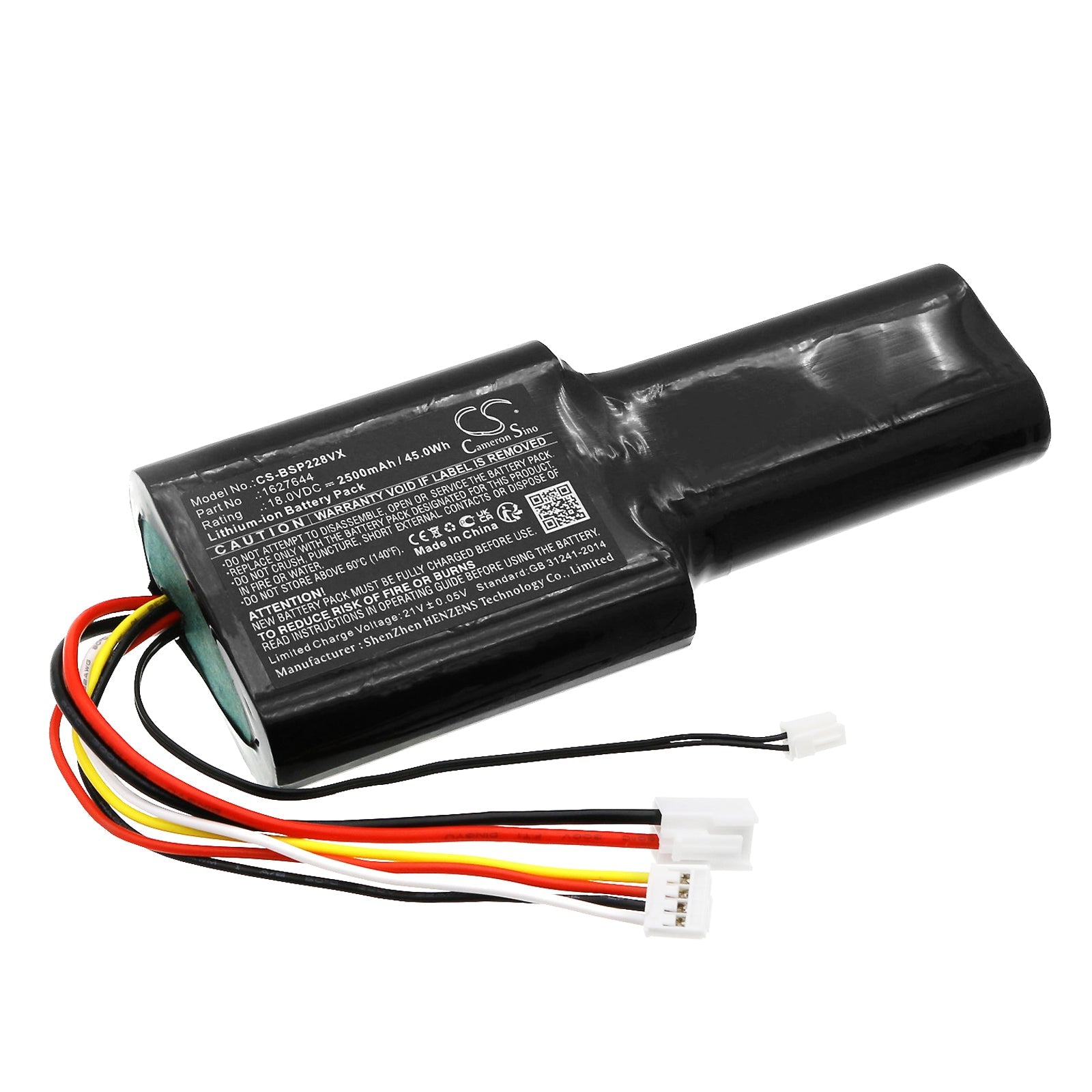Li-ion, Vacuum Battery fits Bissell 2280n, 2280z, 18.0V, 2500mAh Vacuum Cameron Sino Technology Limited