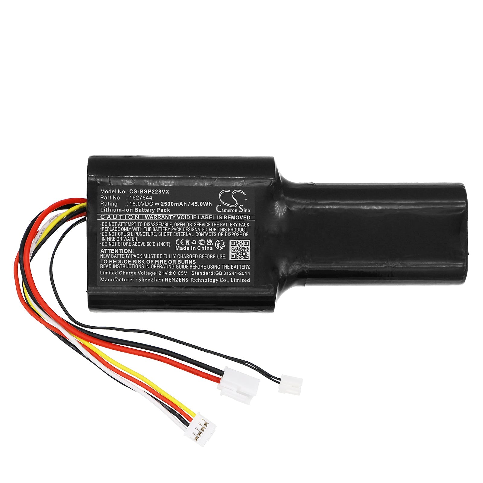 Li-ion, Vacuum Battery fits Bissell 2280n, 2280z, 18.0V, 2500mAh Vacuum Cameron Sino Technology Limited