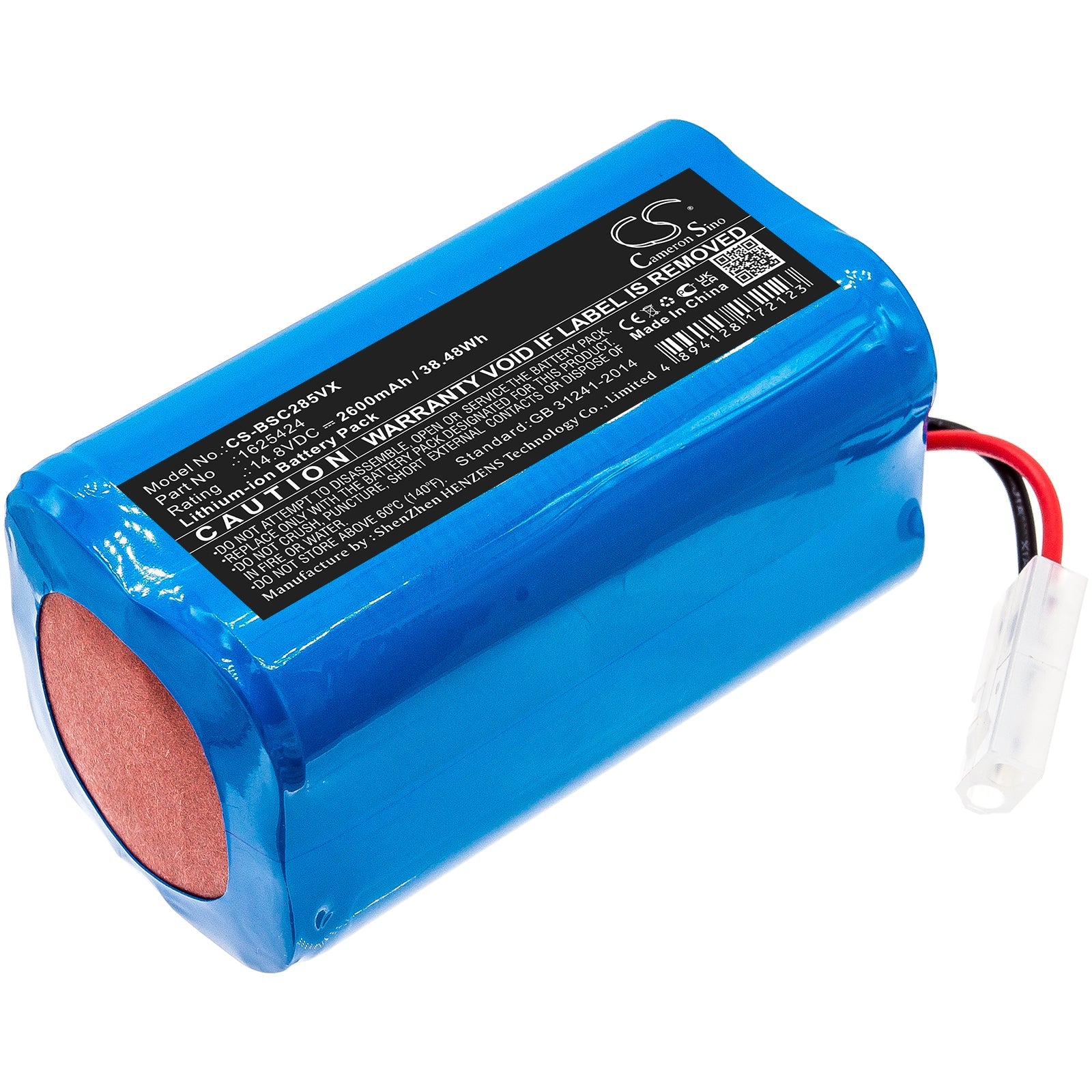 Li-ion, Vacuum Battery fits Bissell 2503, 25031, 14.8V, 2600mAh Vacuum Cameron Sino Technology Limited