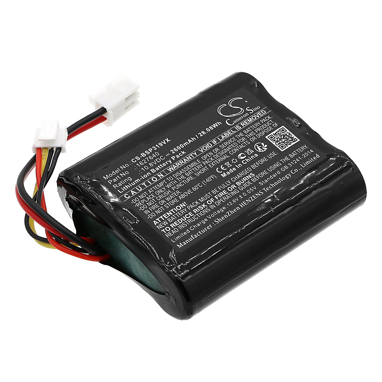 Li-ion, Vacuum Battery fits Bissell 3061+, 3190+, 10.8V, 2600mAh Vacuum Cameron Sino Technology Limited