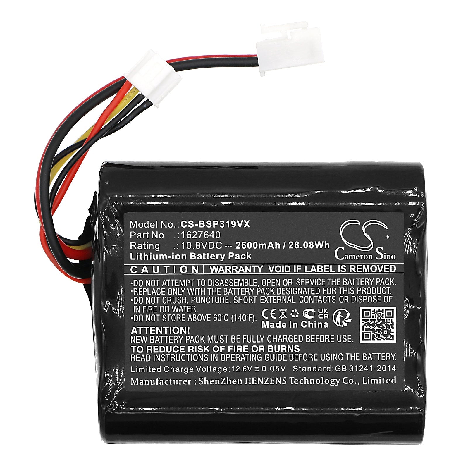 Li-ion, Vacuum Battery fits Bissell 3061+, 3190+, 10.8V, 2600mAh Vacuum Cameron Sino Technology Limited