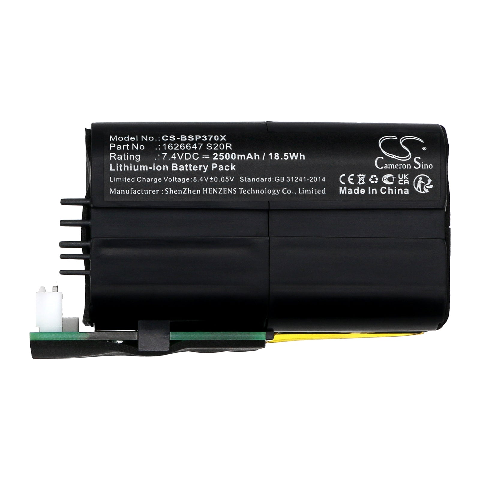Li-ion, Vacuum Battery fits Bissell 3180+, 3181+, 7.4V, 2500mAh Vacuum Cameron Sino Technology Limited