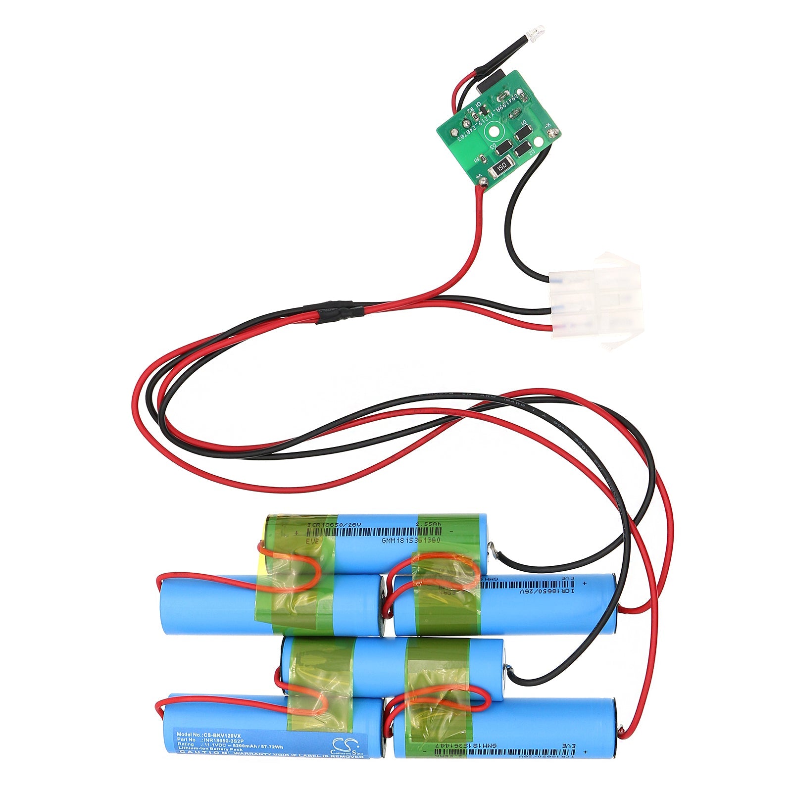 Li-ion, Vacuum Battery fits Black&decker Fhv1200 Type 1, 11.1V, 5200mAh Vacuum Cameron Sino Technology Limited