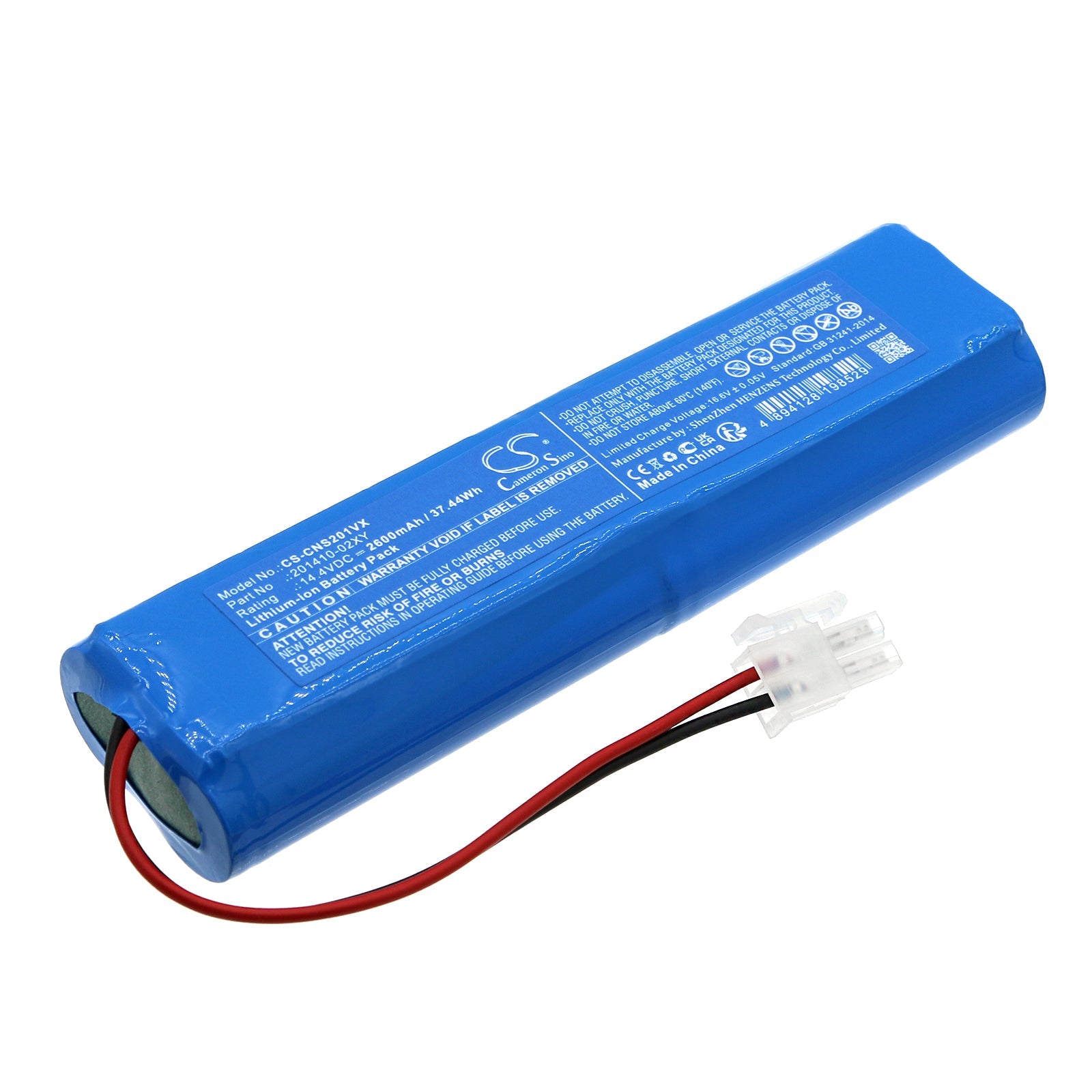 Li-ion, Vacuum Battery fits Cecotec Conga Pro, 14.4V, 2600mAh Vacuum Cameron Sino Technology Limited