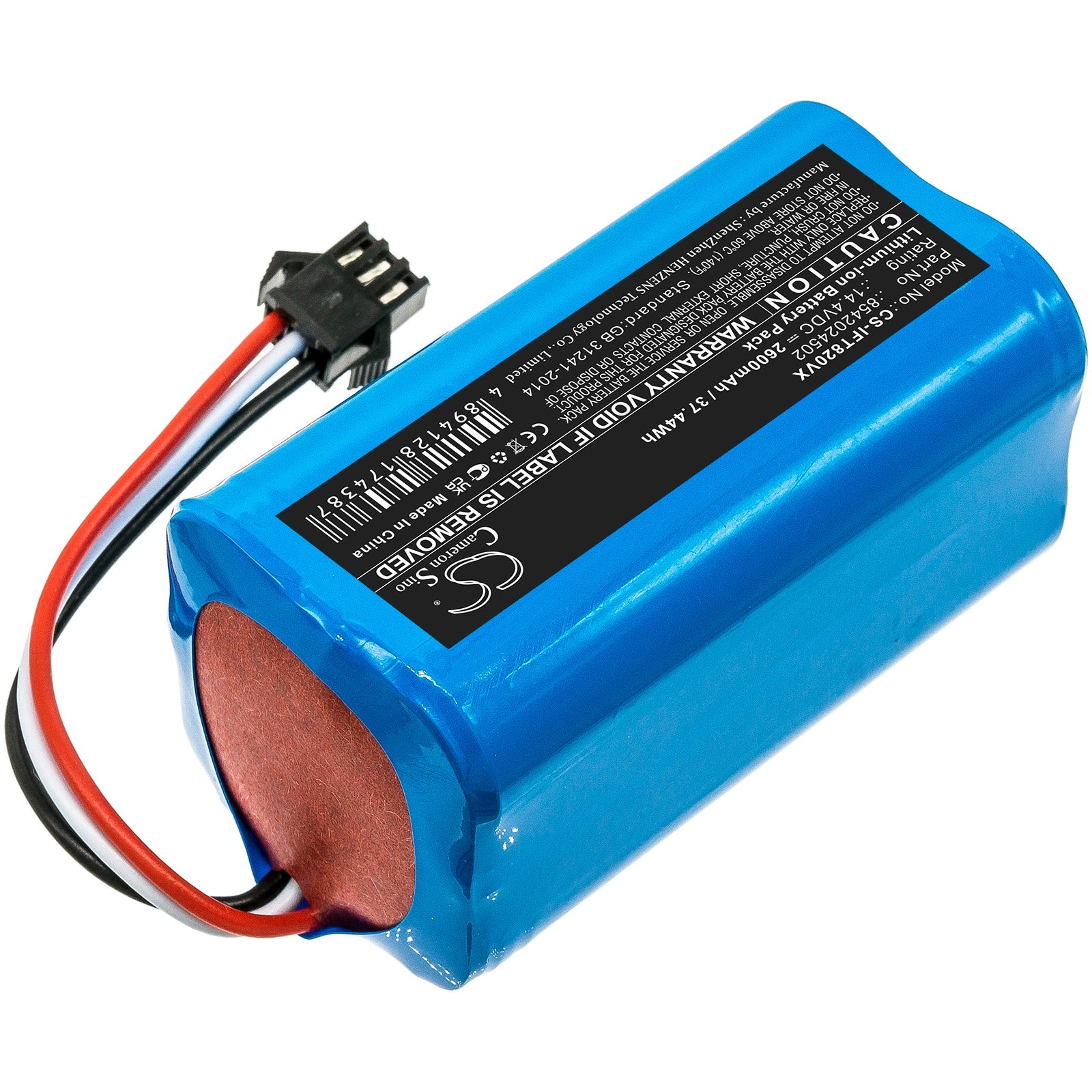 Li-ion, Vacuum Battery fits Deik Mt820, Infinuvo Hovo 700, 14.4V, 2600mAh Vacuum Cameron Sino Technology Limited