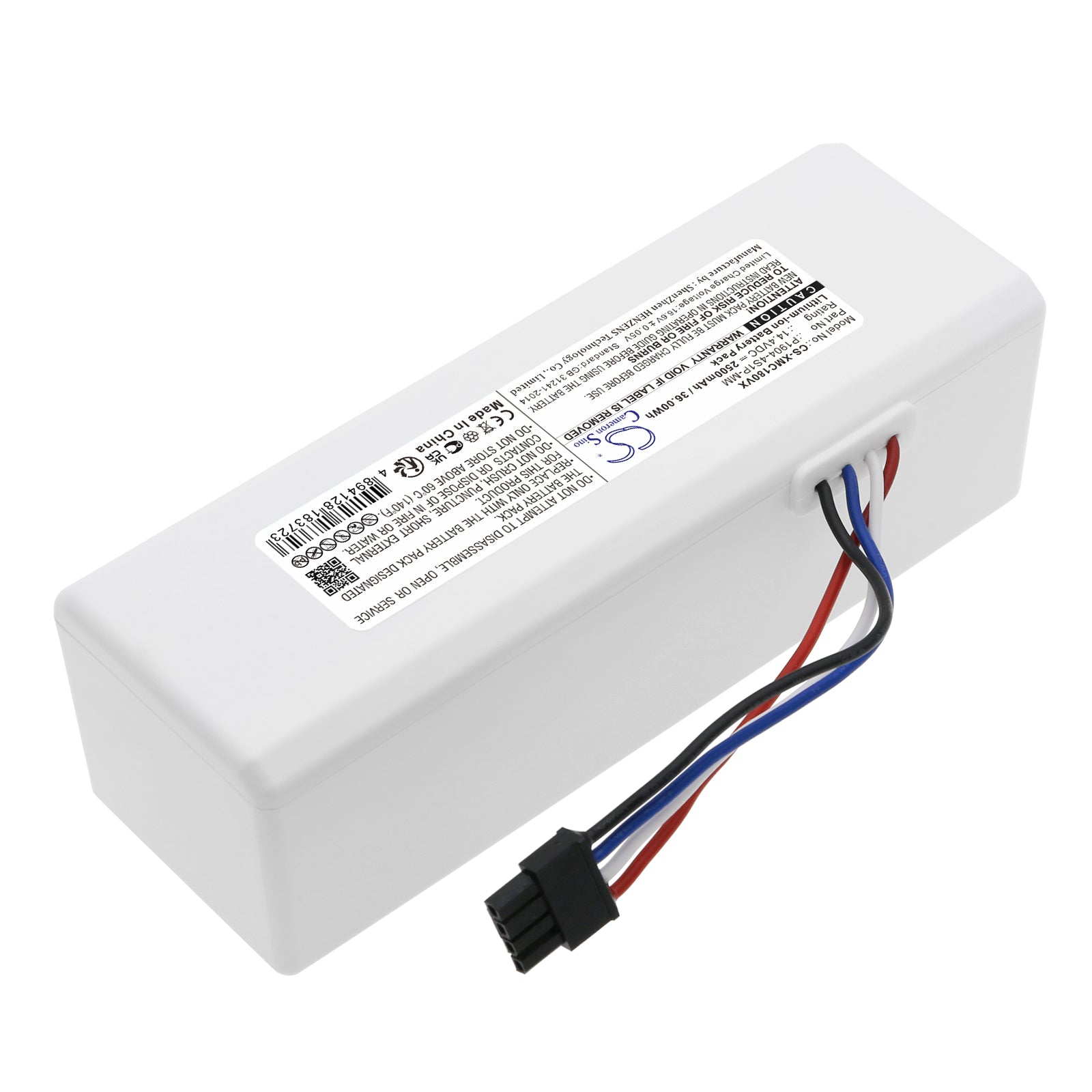 Li-ion, Vacuum Battery fits Dreame Mc1808, Roborock 1c, 14.4V, 2500mAh Vacuum Cameron Sino Technology Limited