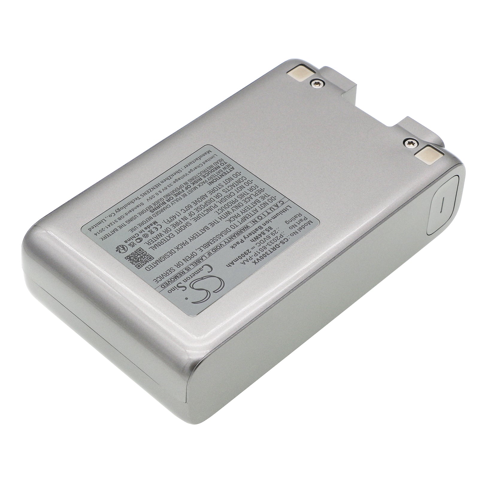 Li-ion, Vacuum Battery fits Dreame T30, 29.6V, 2900mAh Vacuum Cameron Sino Technology Limited