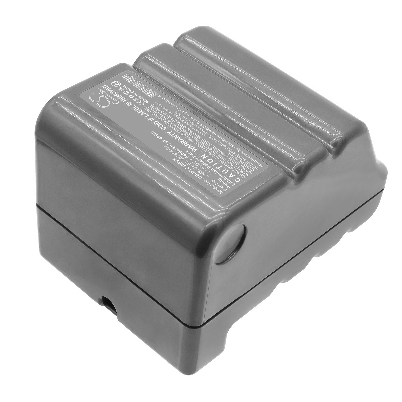 Li-ion, Vacuum Battery fits Dyson 360 Eye Robot, 360eye, 14.8V, 6600mAh Vacuum Cameron Sino Technology Limited