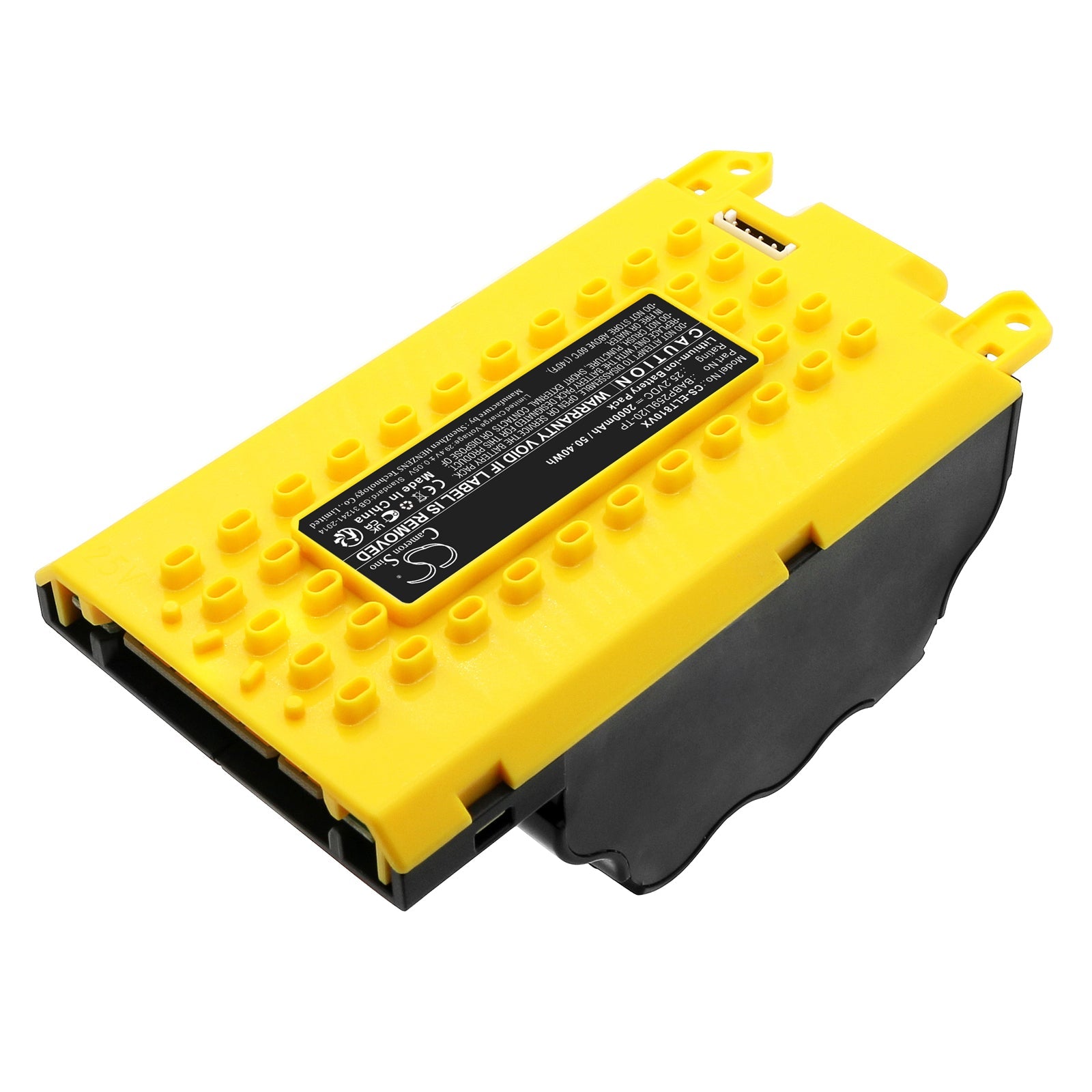 Li-ion, Vacuum Battery fits Electrolux 90027767300, 90027767500, 25.2V, 2500mAh Vacuum Cameron Sino Technology Limited