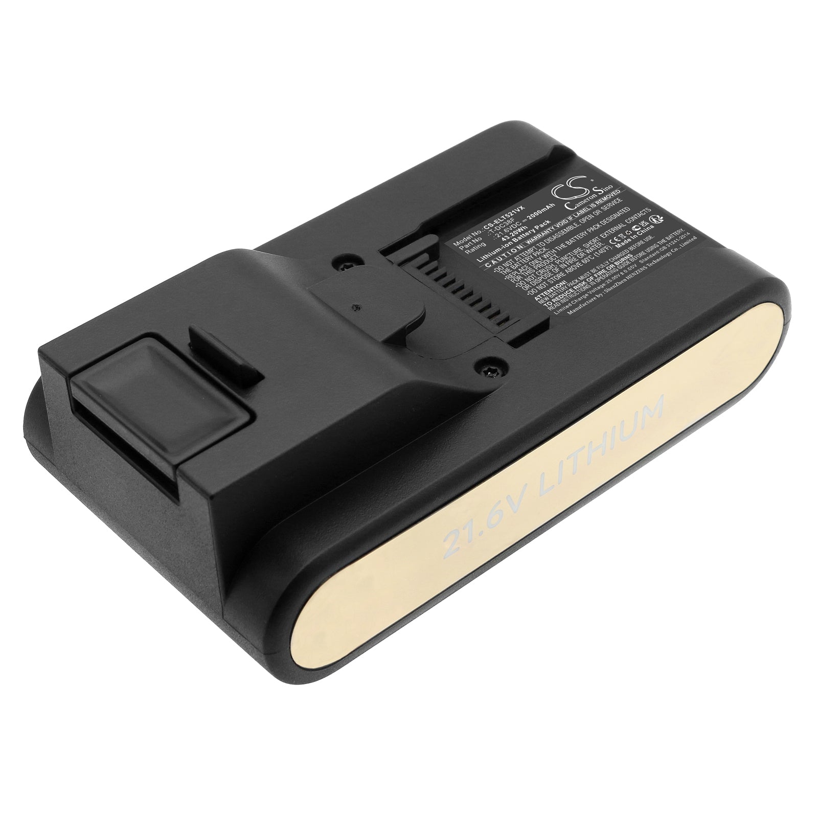 Li-ion, Vacuum Battery fits Electrolux Progress Pop5-21tg, Delonghi Colombina Evo Pro, 21.6V, 2000mAh Vacuum Cameron Sino Technology Limited