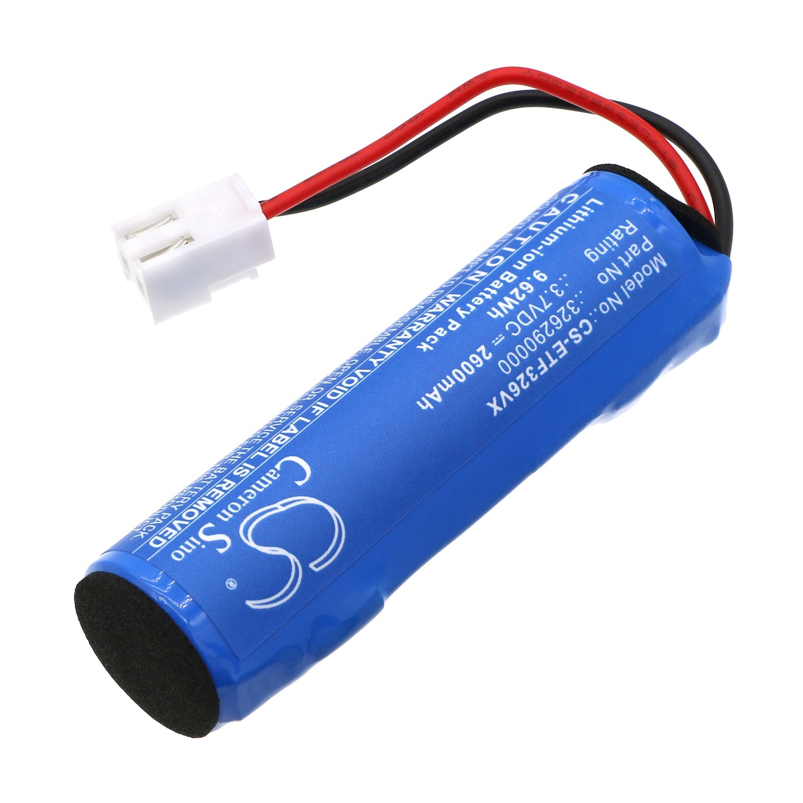 Li-ion, Vacuum Battery fits Eta 3262 Finestro, 3.7V, 2600mAh Vacuum Cameron Sino Technology Limited
