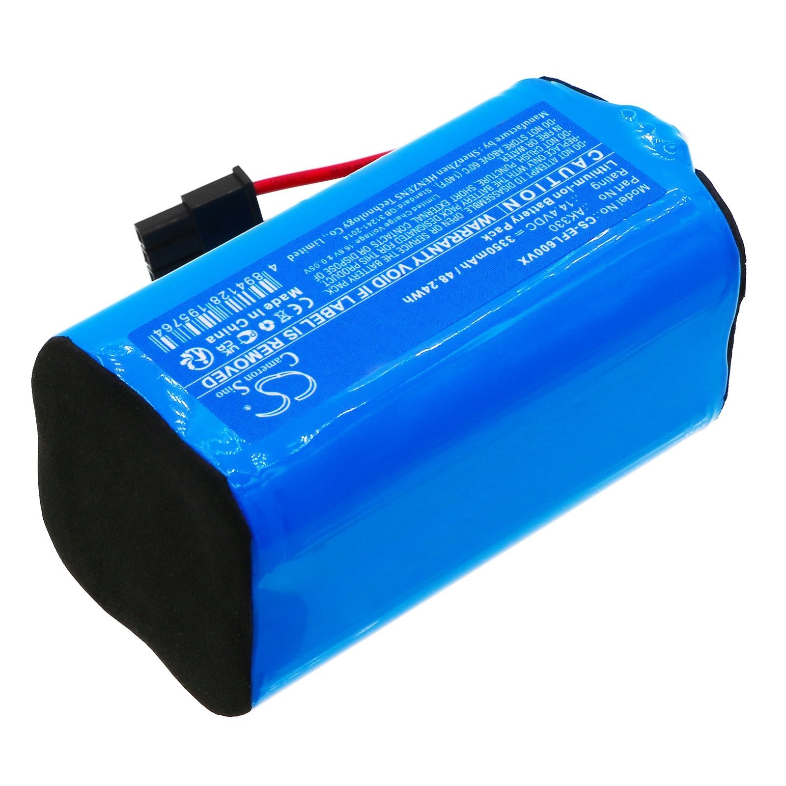 Li-ion, Vacuum Battery fits Eufy L50, L60, 14.4V, 3350mAh Vacuum Cameron Sino Technology Limited