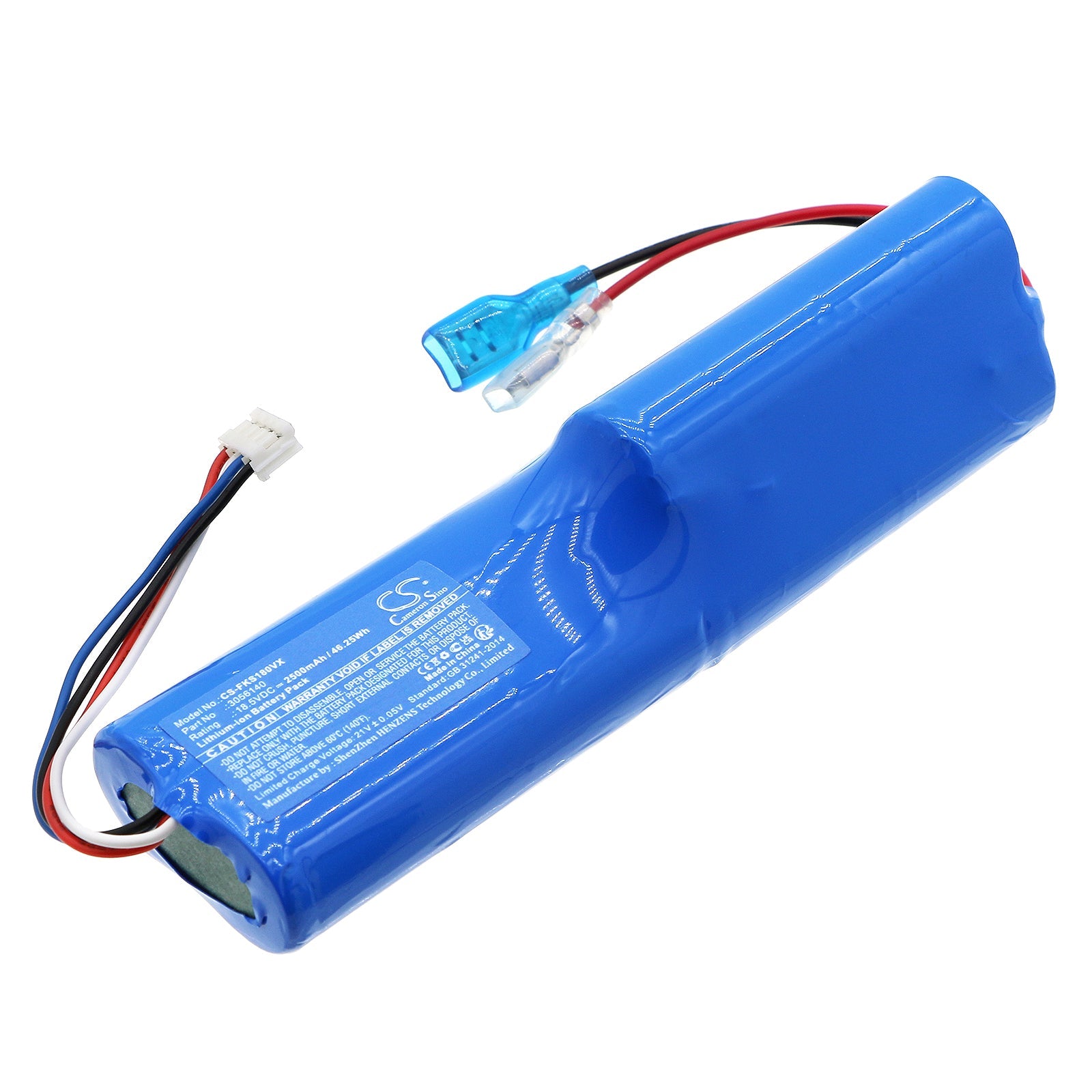 Li-ion, Vacuum Battery fits Fakir As 1800 T, As Wh Racing Edition, 18.5V, 2500mAh Vacuum Cameron Sino Technology Limited