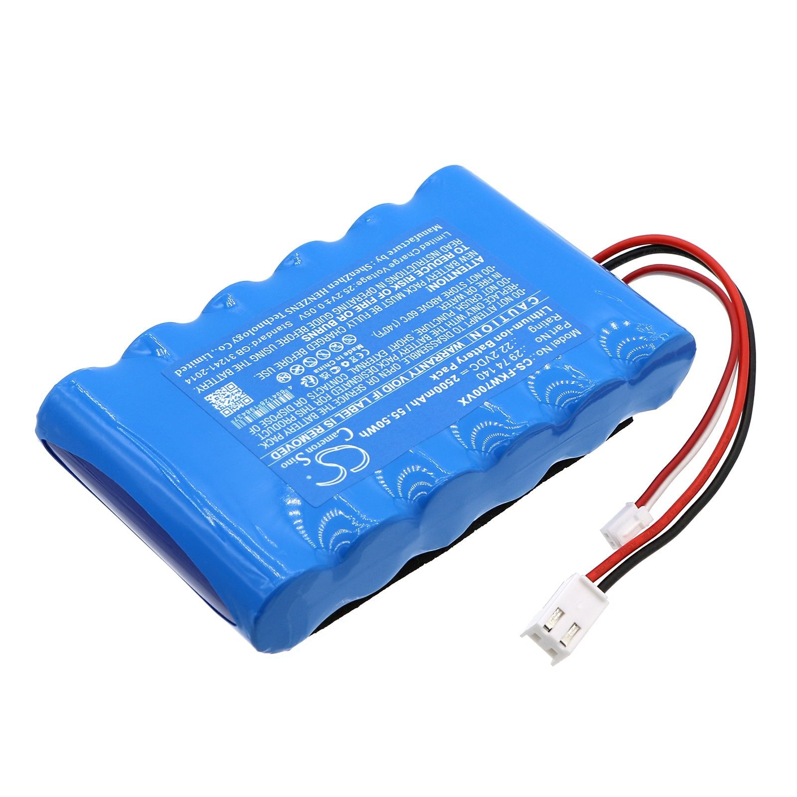 Li-ion, Vacuum Battery fits Fakir Starky Premium, Wda 700 Wet & Dry, 22.2V, 2500mAh Vacuum Cameron Sino Technology Limited