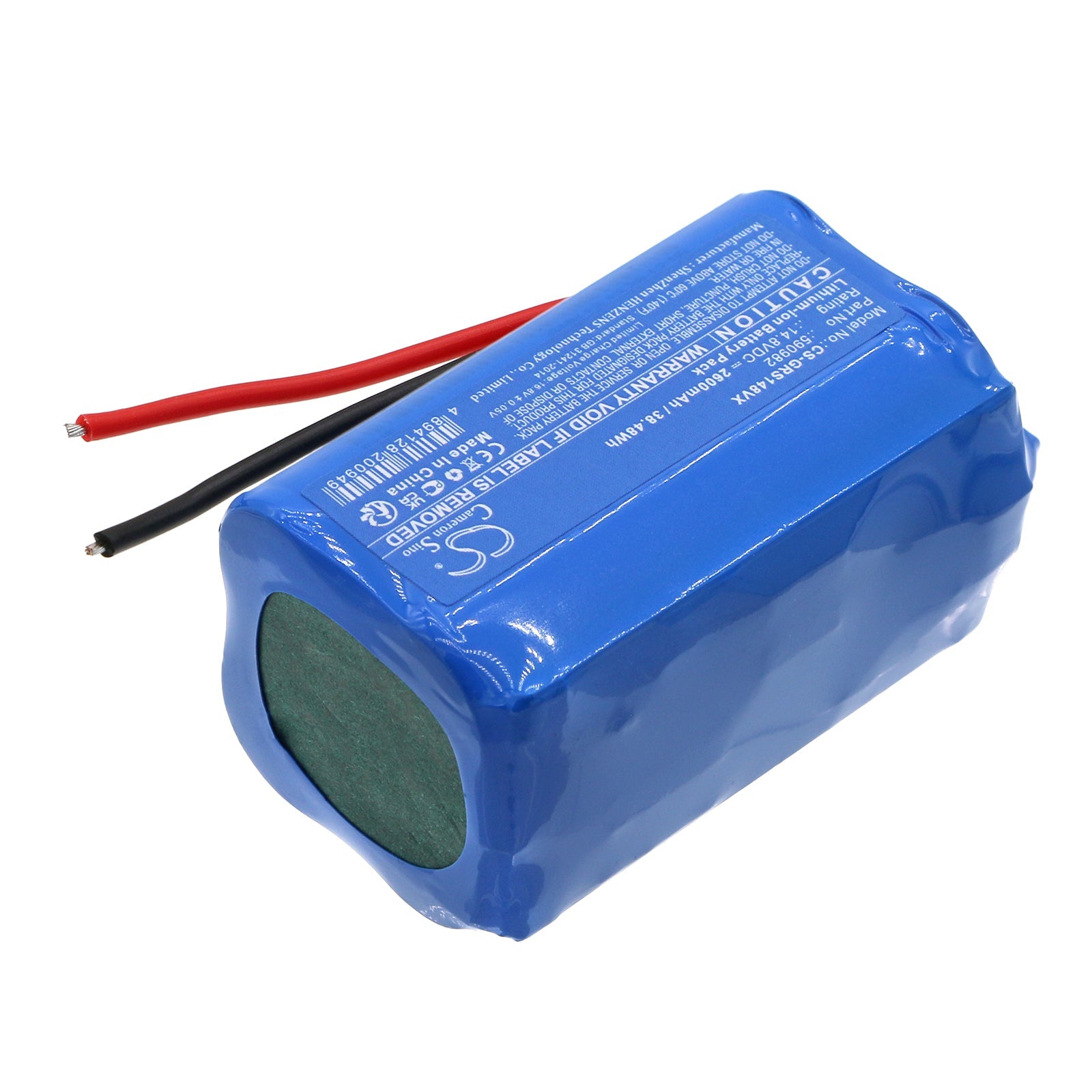 Li-ion, Vacuum Battery fits Gorenje Free Go Mvc148fw, Mvc148fw, 14.8V, 2600mAh Vacuum Cameron Sino Technology Limited