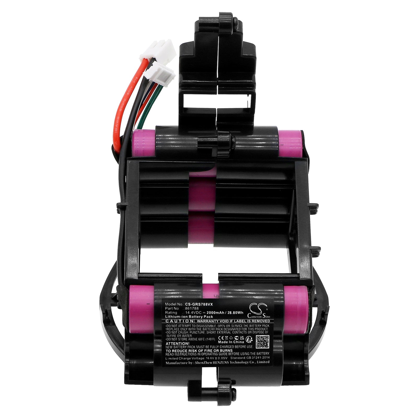 Li-ion, Vacuum Battery fits Gorenje Svc144xx, 14.4V, 2000mAh Vacuum Cameron Sino Technology Limited