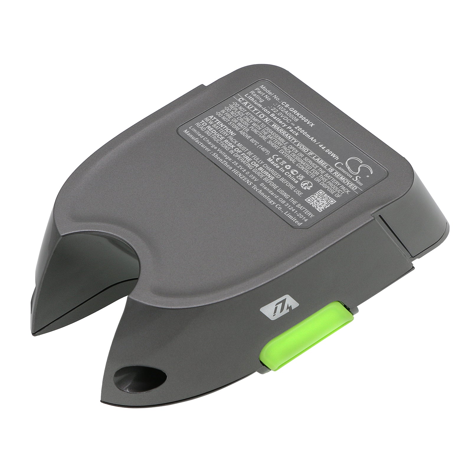 Li-ion, Vacuum Battery fits Gtech Aft001, Multi K9, 22.0V, 2000mAh Vacuum Cameron Sino Technology Limited