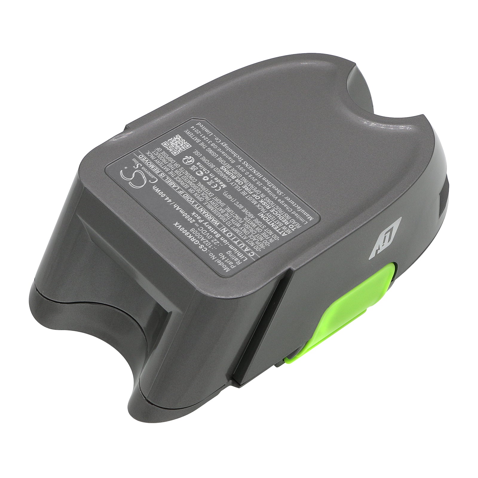 Li-ion, Vacuum Battery fits Gtech Aft001, Multi K9, 22.0V, 2000mAh Vacuum Cameron Sino Technology Limited