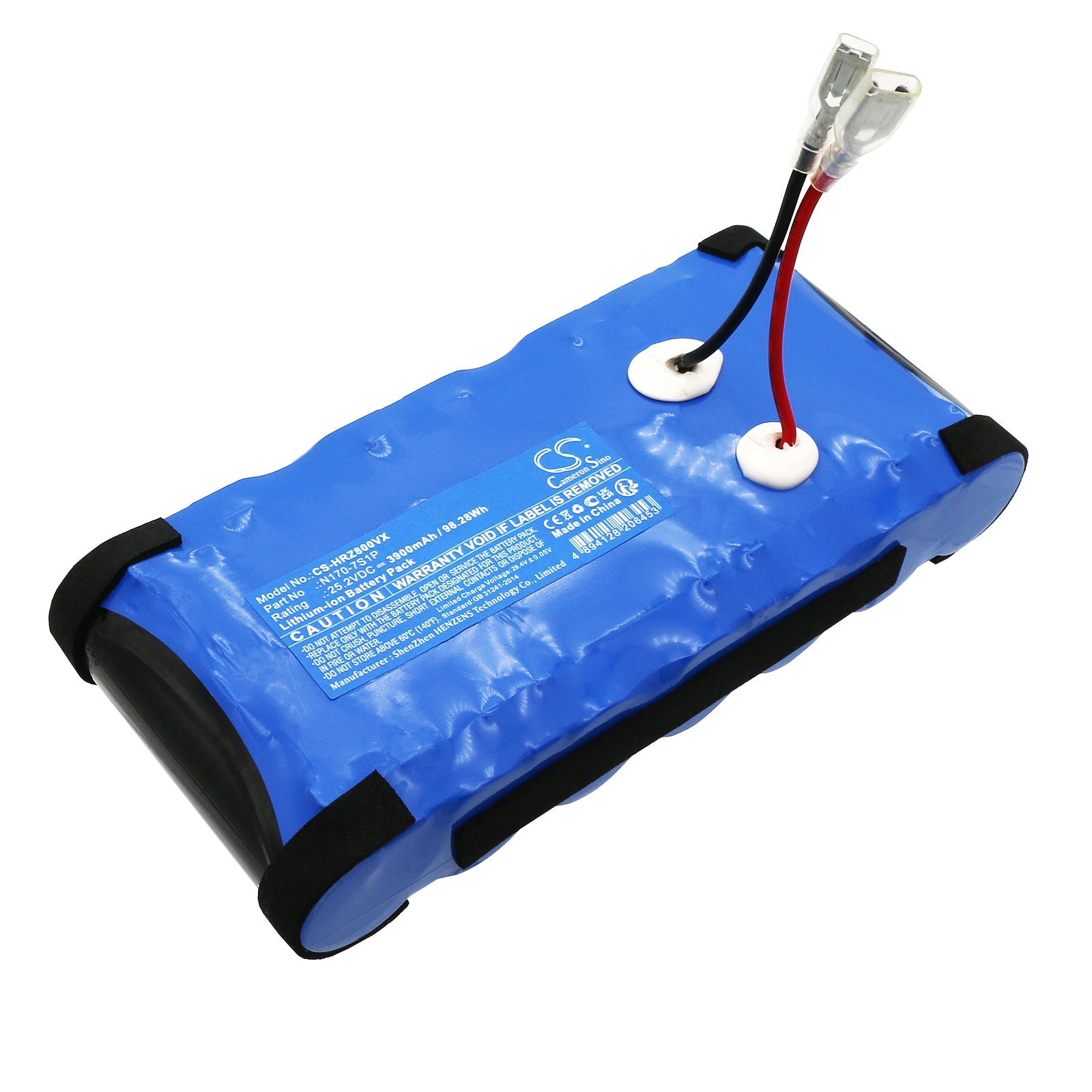 Li-ion, Vacuum Battery fits Haier E9-prou1, Z10-wu1, 25.2V, 3900mAh Vacuum Cameron Sino Technology Limited