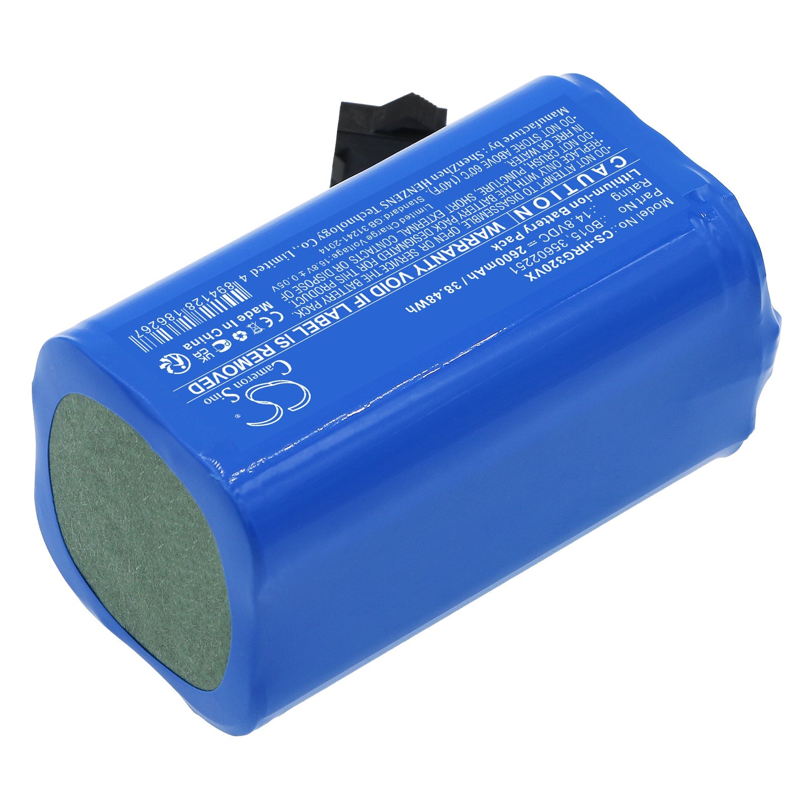 Li-ion, Vacuum Battery fits Hoover Hg0320h0011, Hgo31, 14.8V, 2600mAh Vacuum Cameron Sino Technology Limited