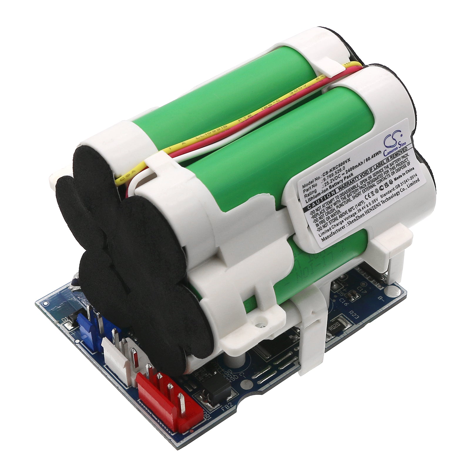 Li-ion, Vacuum Battery fits Karcher Vcs5, 25.2V, 2400mAh Vacuum Cameron Sino Technology Limited