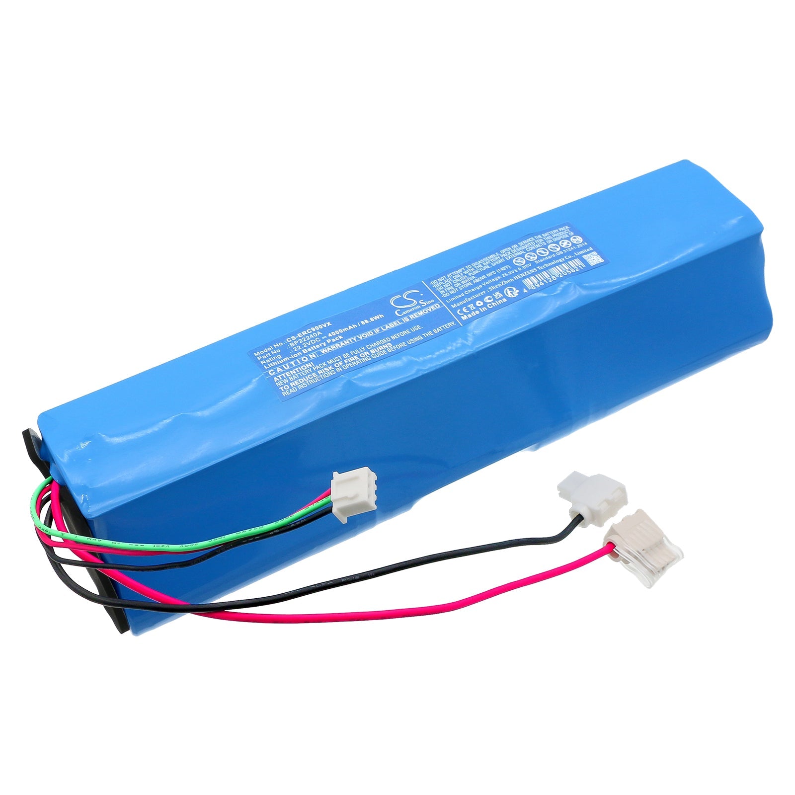 Li-ion, Vacuum Battery fits Media G4, T9, 22.2V, 4000mAh Vacuum Cameron Sino Technology Limited