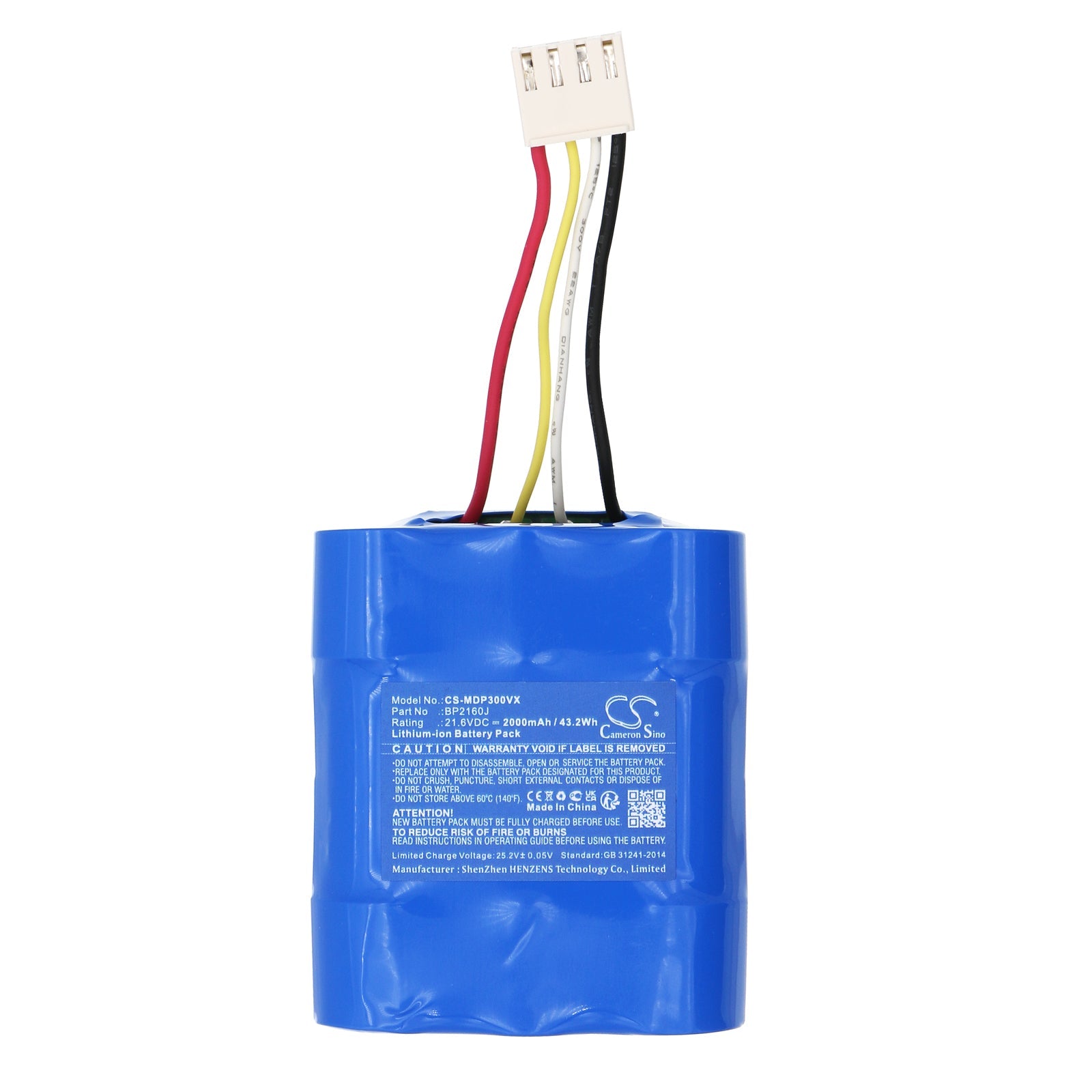 Li-ion, Vacuum Battery fits Media P3 Multi, V1 Pro, 21.6V, 2000mAh Vacuum Cameron Sino Technology Limited