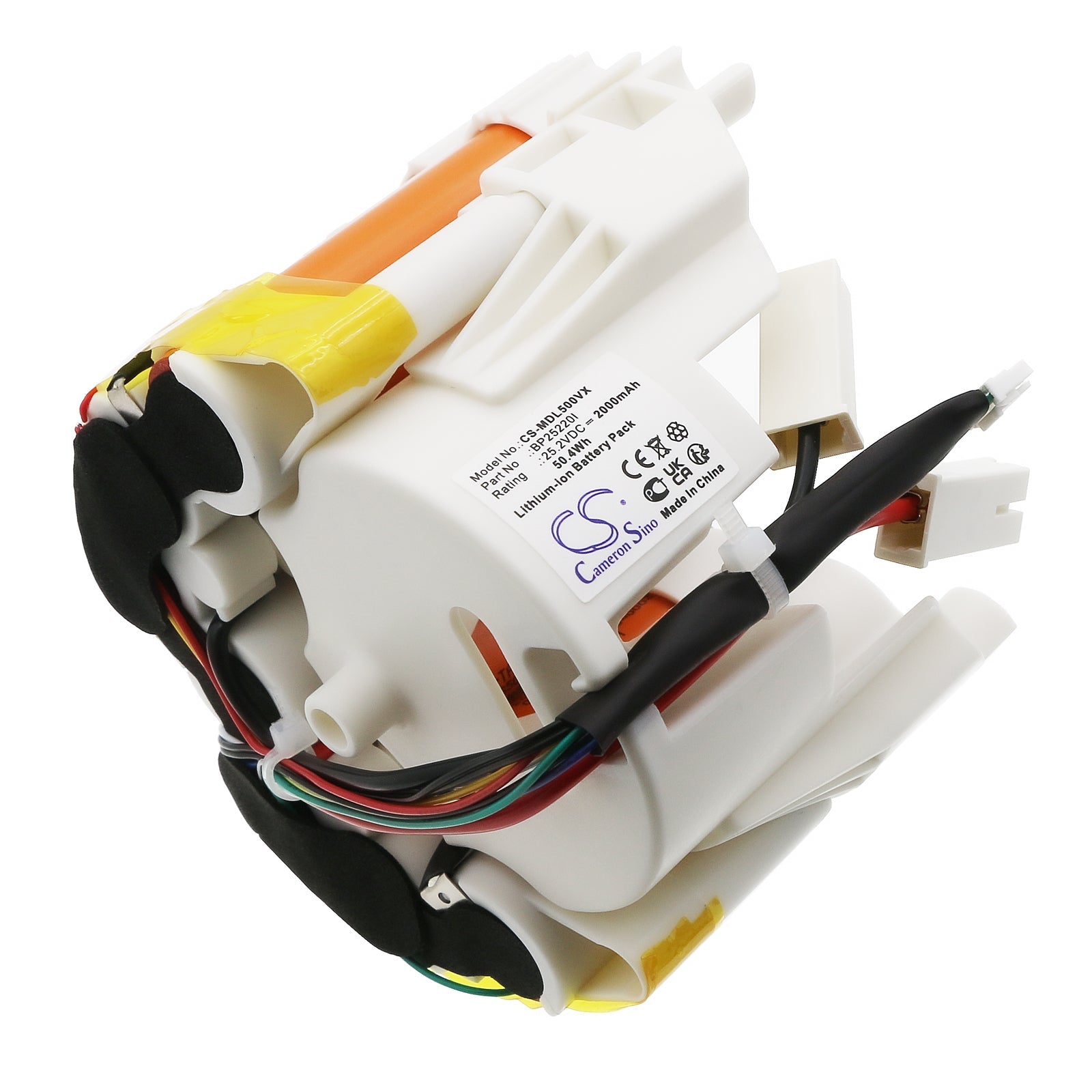 Li-ion, Vacuum Battery fits Midea Q5, V5, 25.2V, 2000mAh Vacuum Cameron Sino Technology Limited