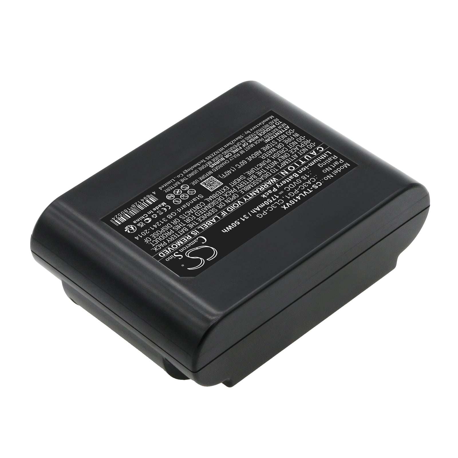 Li-ion, Vacuum Battery fits Midea Vh02-vs, Toshiba Cl410ac, 18.0V, 1750mAh Vacuum Cameron Sino Technology Limited