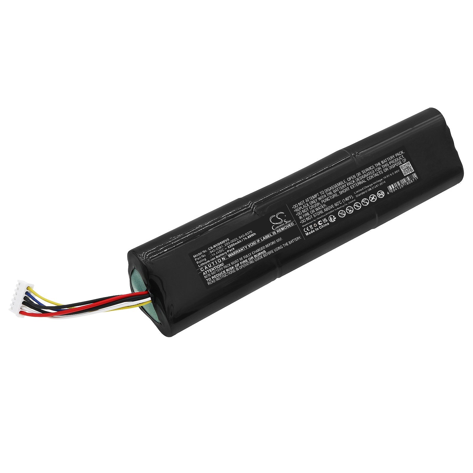 Li-ion, Vacuum Battery fits Neato 905-0596, 945-0356, 14.4V, 5200mAh Vacuum Cameron Sino Technology Limited