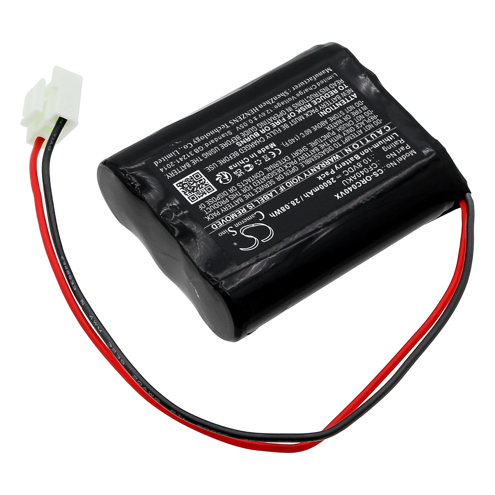 Li-ion, Vacuum Battery fits Orca 040, 10.8V, 2600mAh Vacuum Cameron Sino Technology Limited