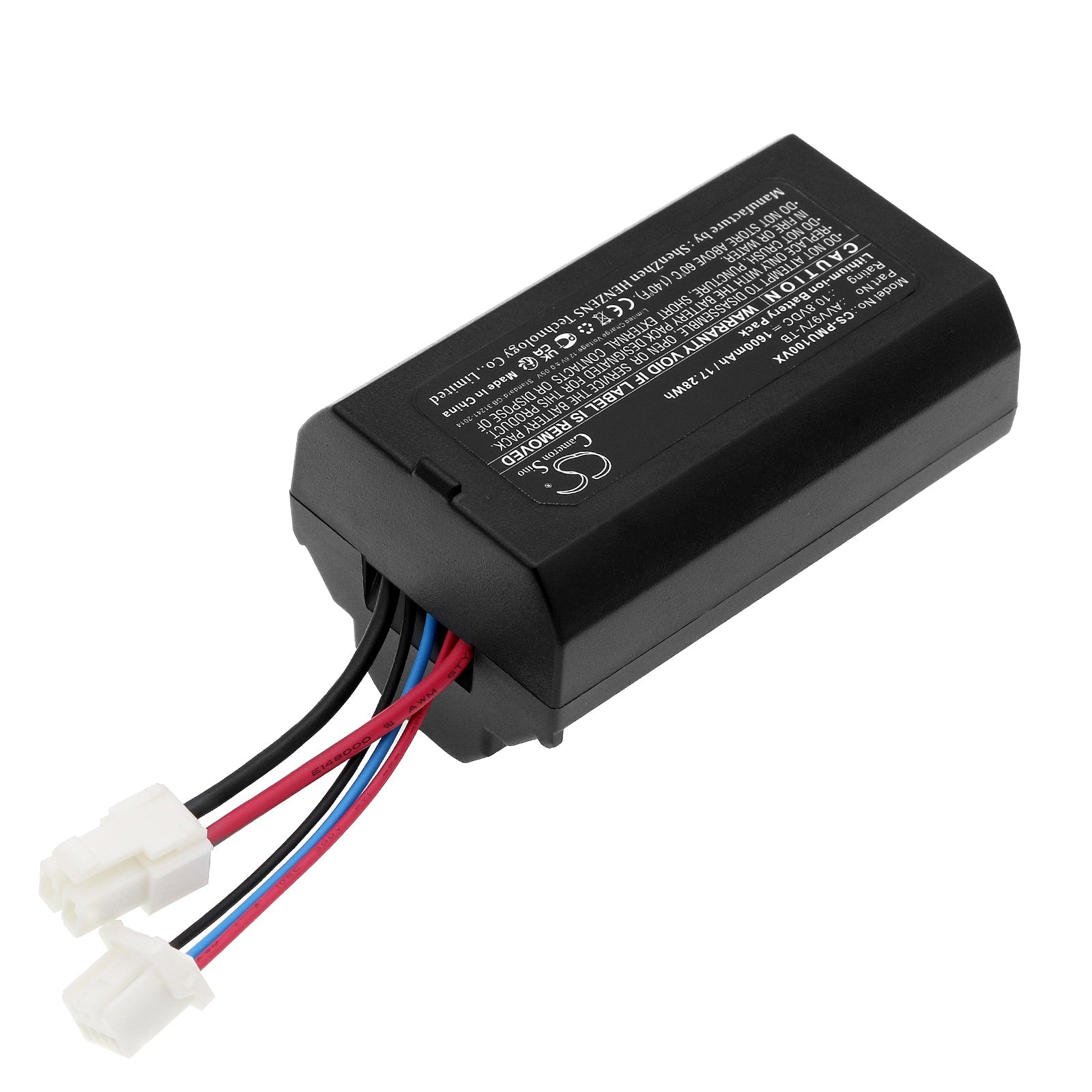 Li-ion, Vacuum Battery fits Panasonic Mc-sbu1f-g, Mc-sbu1f-h, 10.8V, 1600mAh Vacuum Cameron Sino Technology Limited