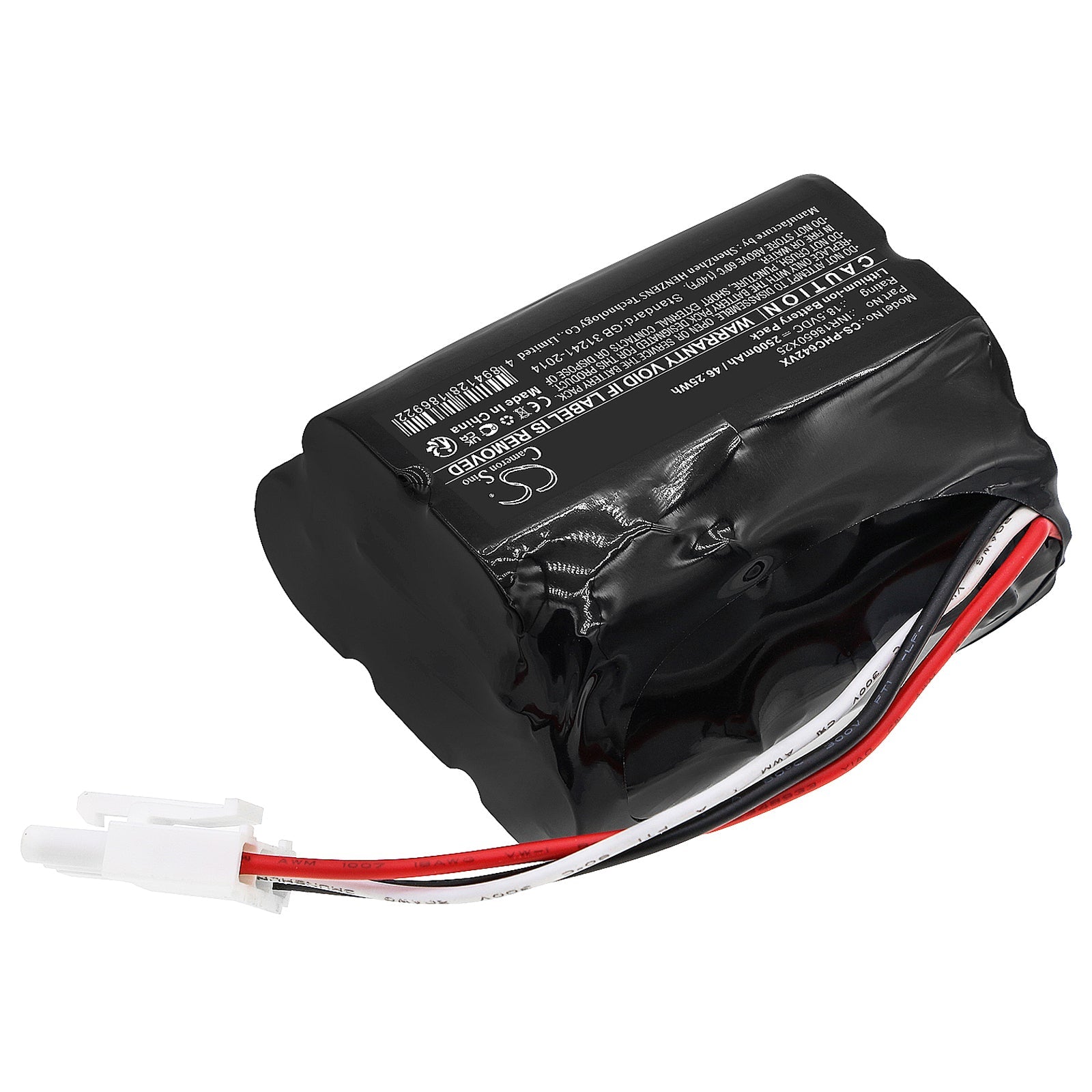 Li-ion, Vacuum Battery fits Philips Fc6401, Fc6401/01, 18.5V, 2500mAh Vacuum Cameron Sino Technology Limited